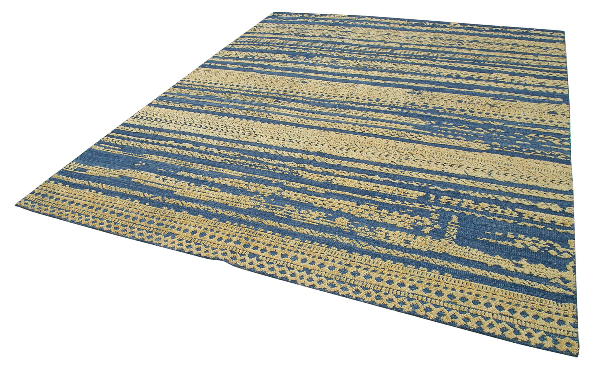 8 x 10 Blue Moroccan Rug - 4644