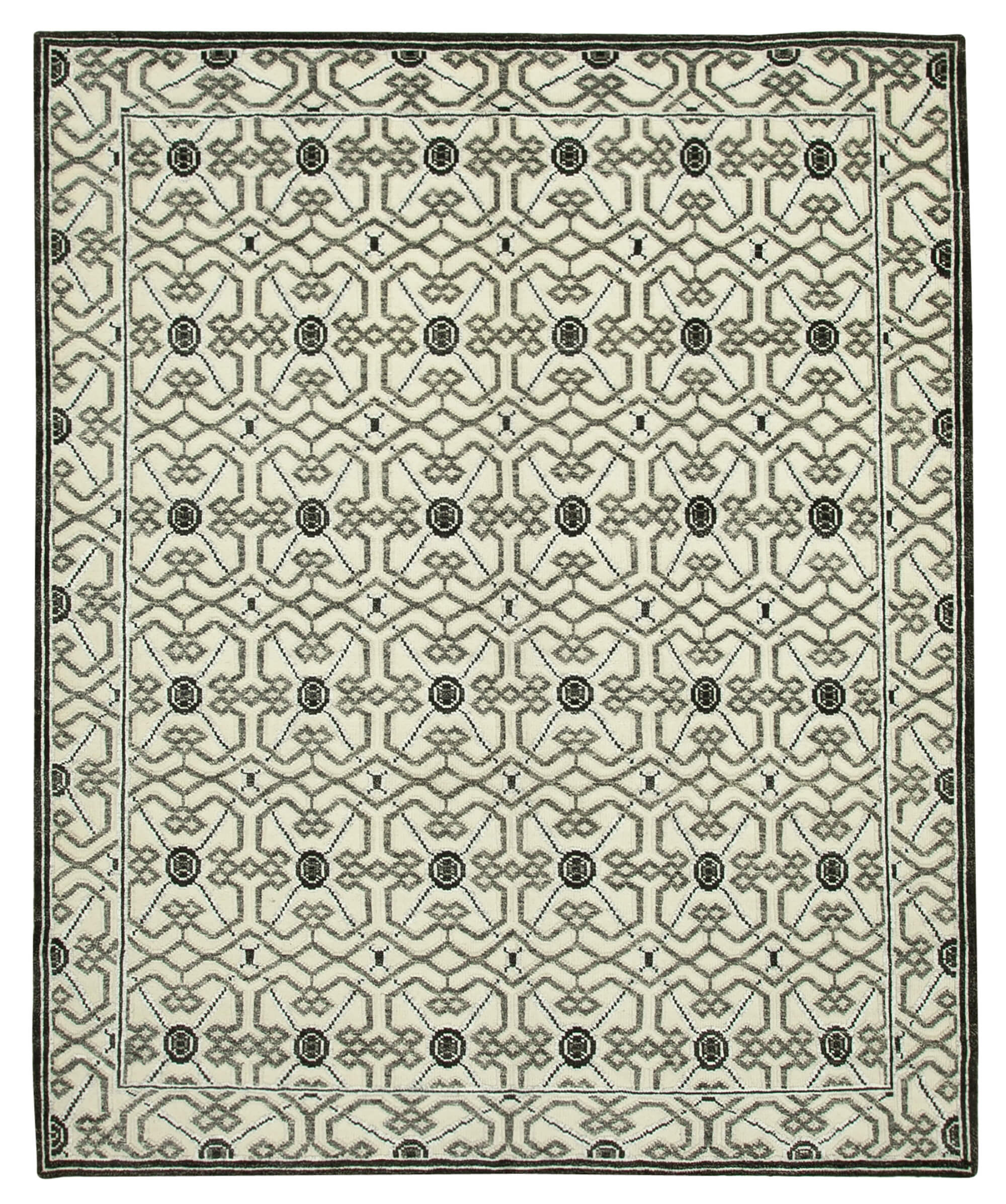 8 x 10 Beige Moroccan Rug - 4645