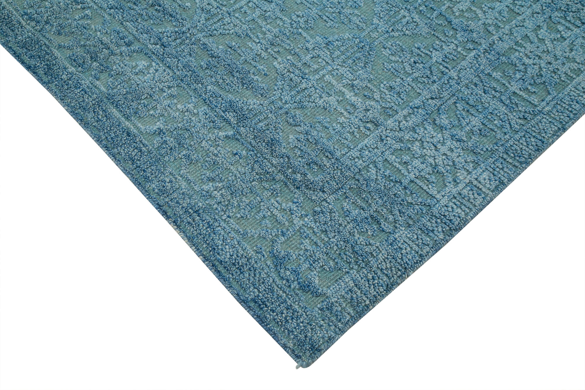 8 x 10 Blue Moroccan Rug - 4646