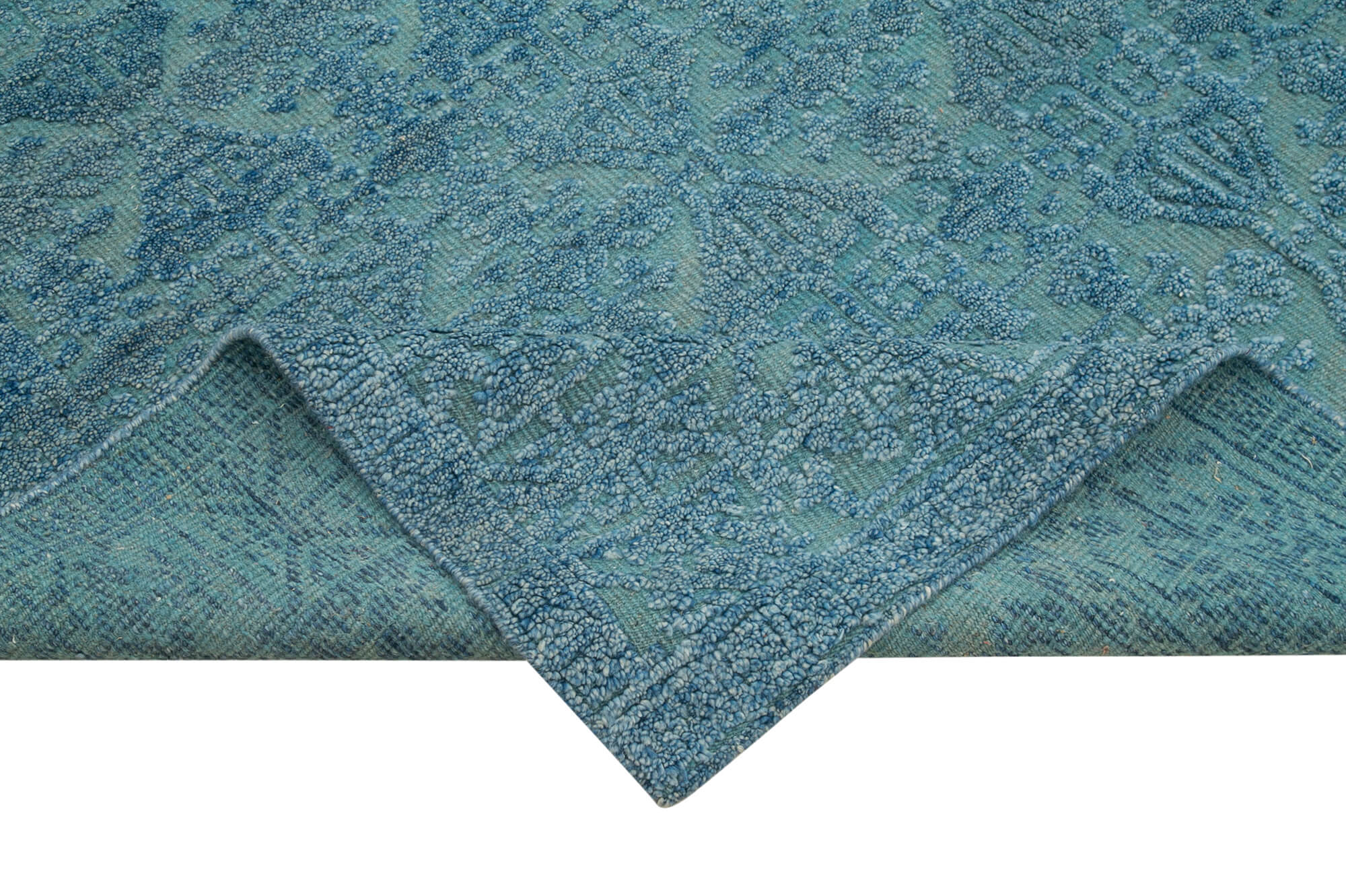 8 x 10 Blue Moroccan Rug - 4646