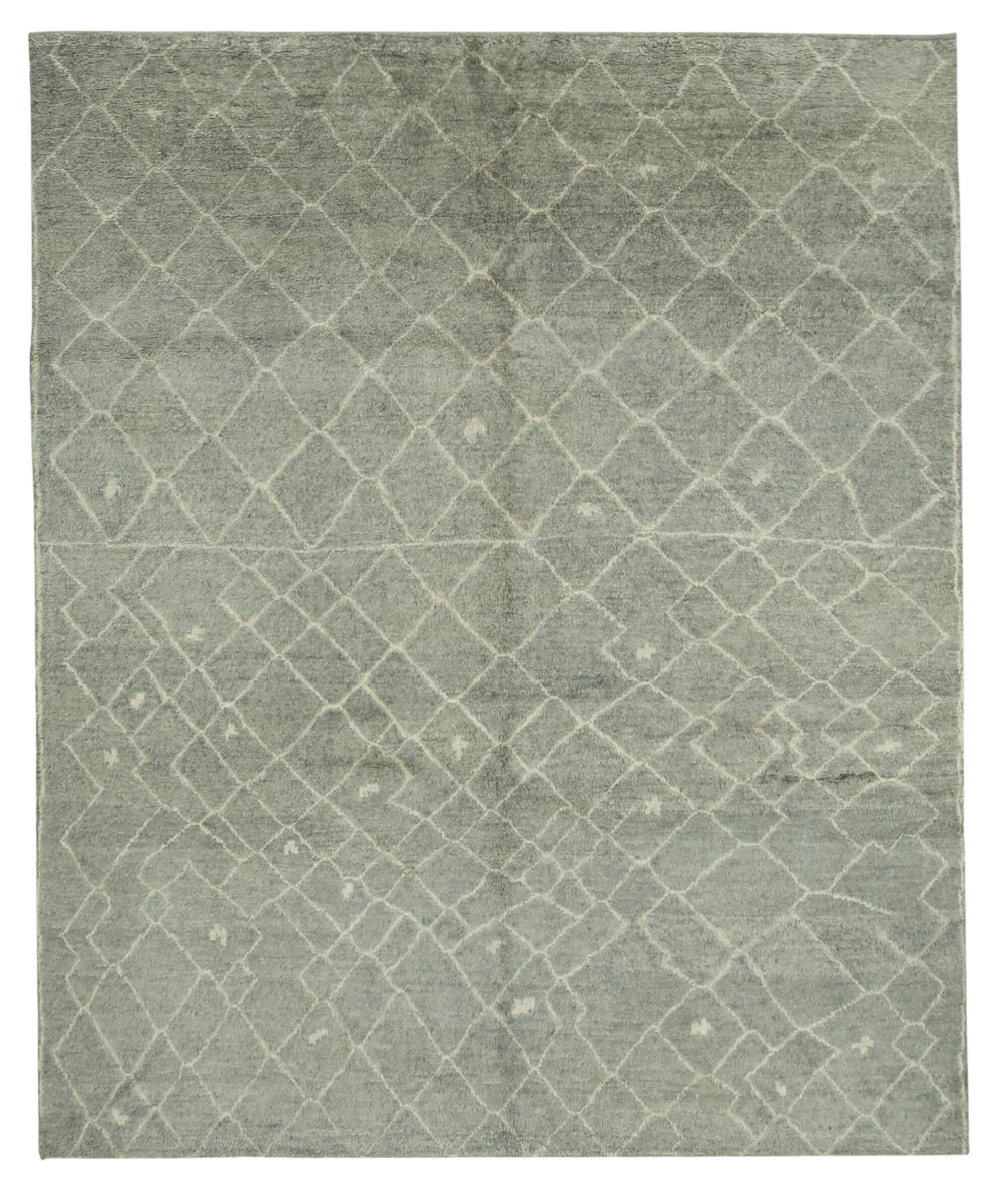 8 x 10 Grey Moroccan Rug - 4647