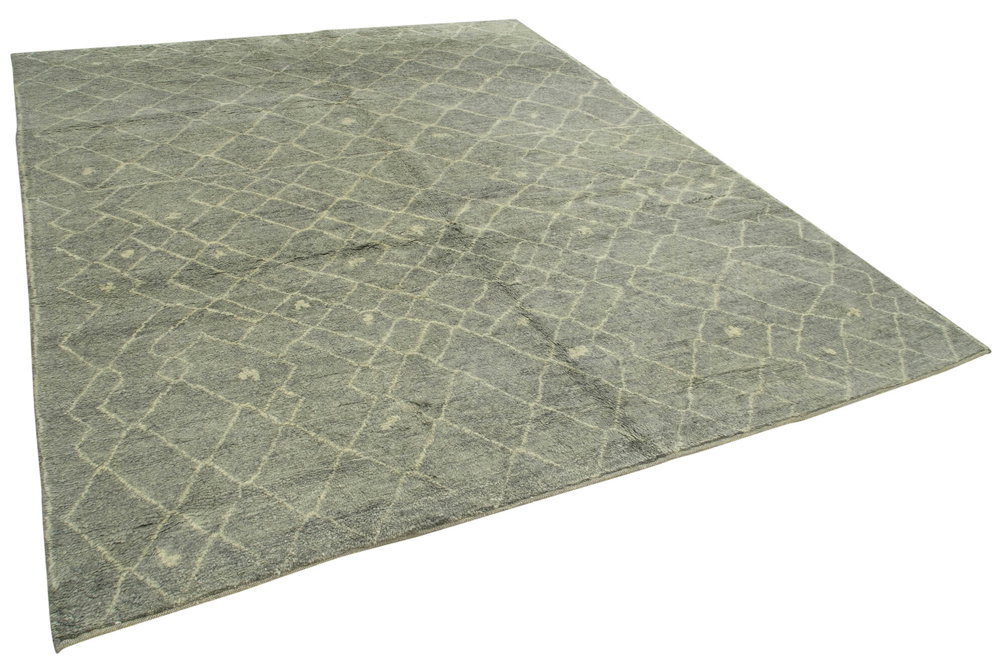 8 x 10 Grey Moroccan Rug - 4647