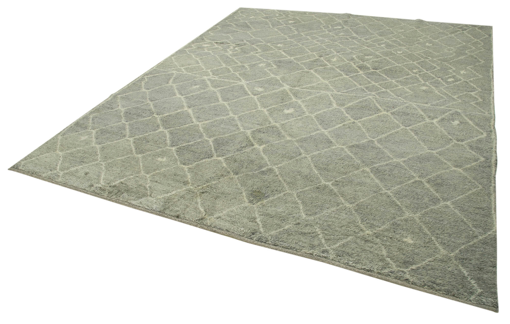 8 x 10 Grey Moroccan Rug - 4647