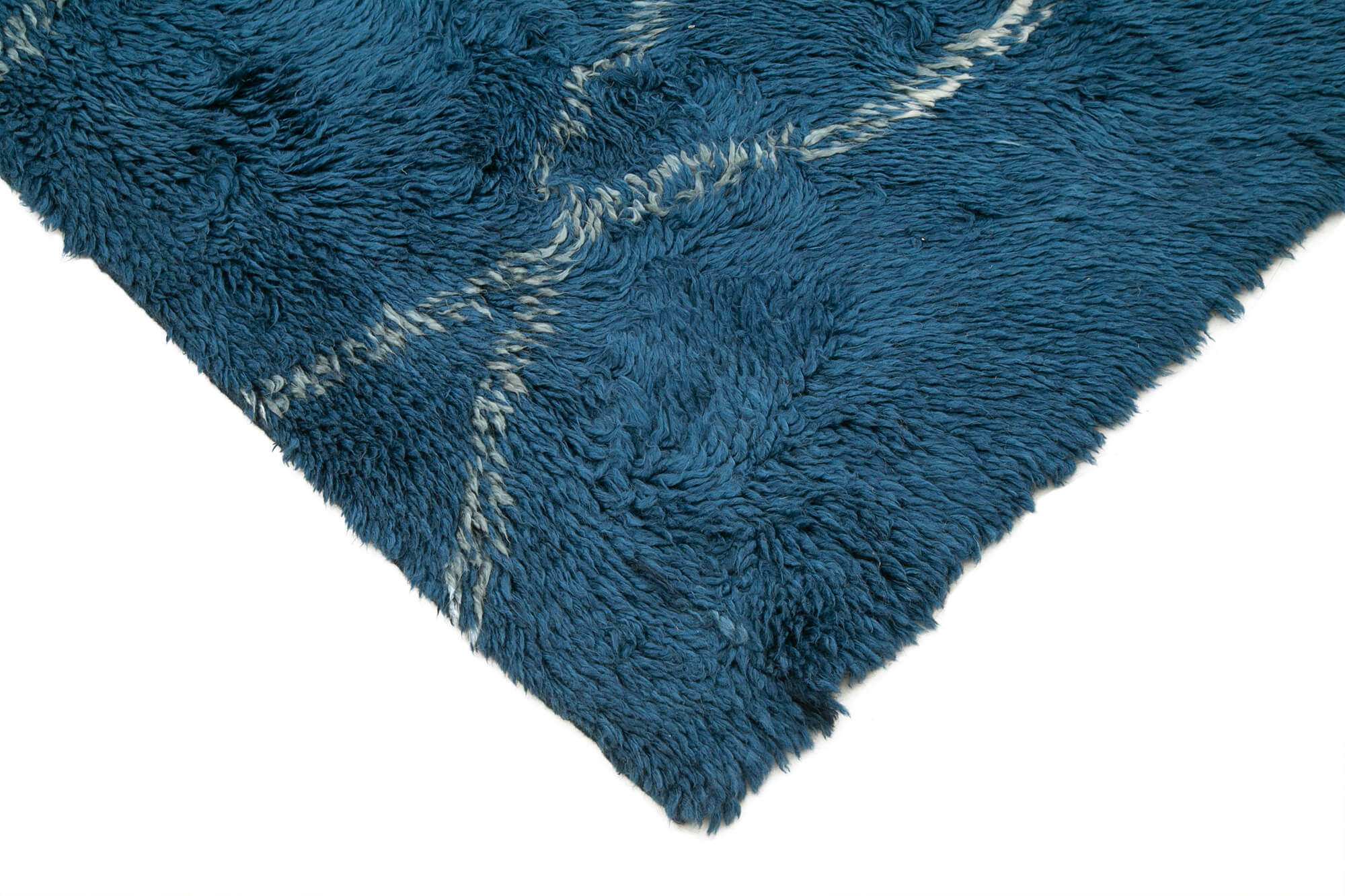 8 x 10 Blue Moroccan Rug - 4648