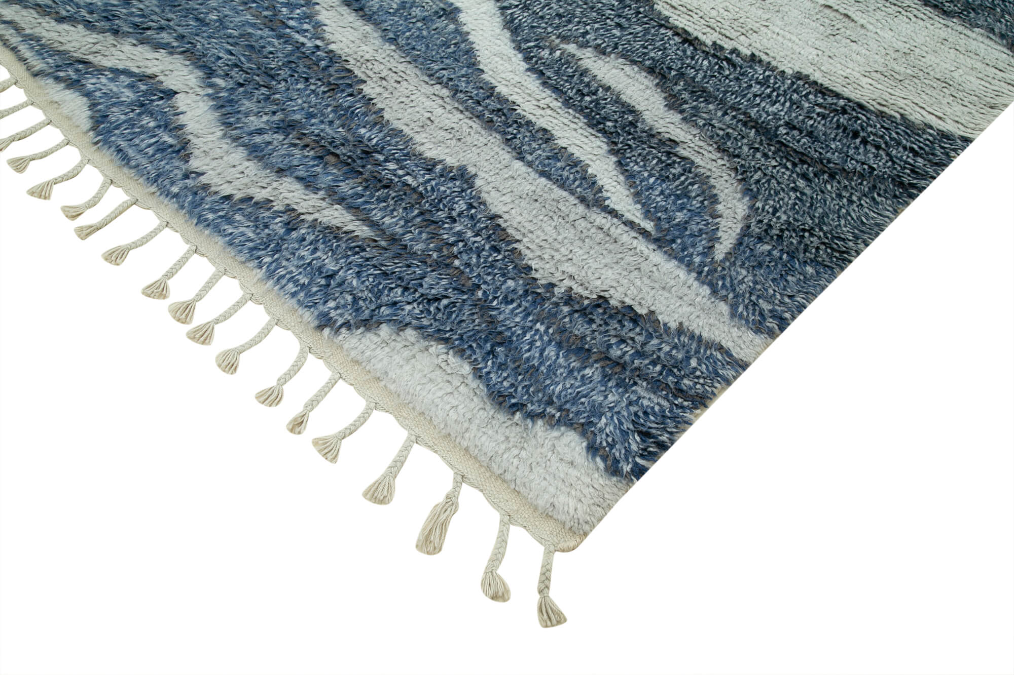 8 x 10 Blue Moroccan Rug - 4649