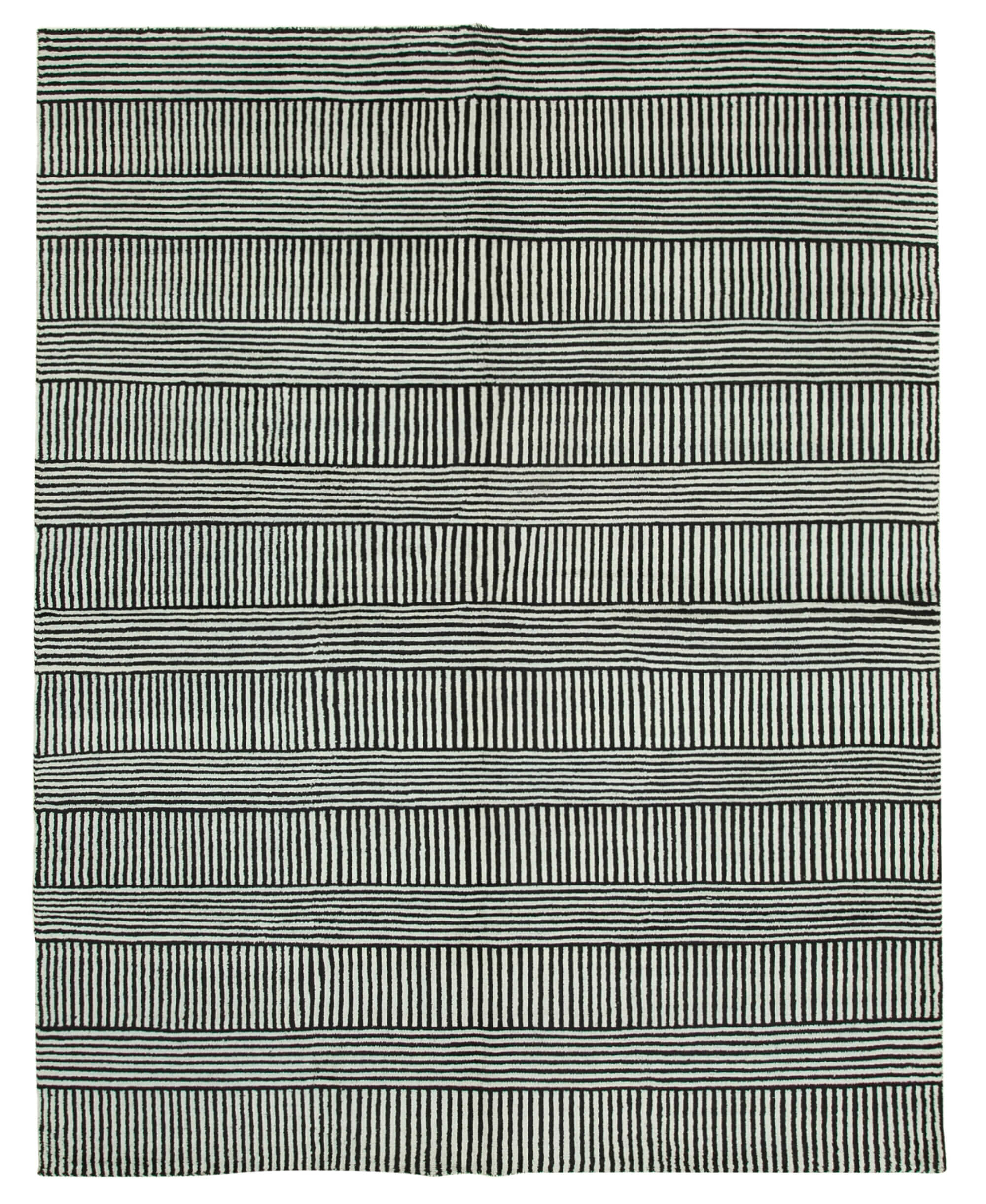 9 x 12 Black Moroccan Rug - 4651