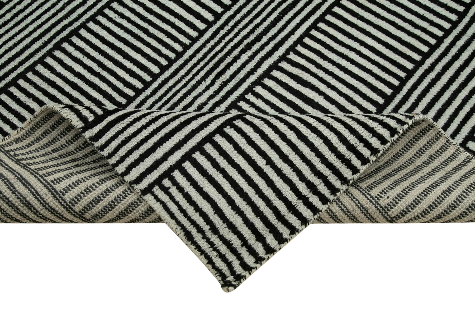 9 x 12 Black Moroccan Rug - 4651