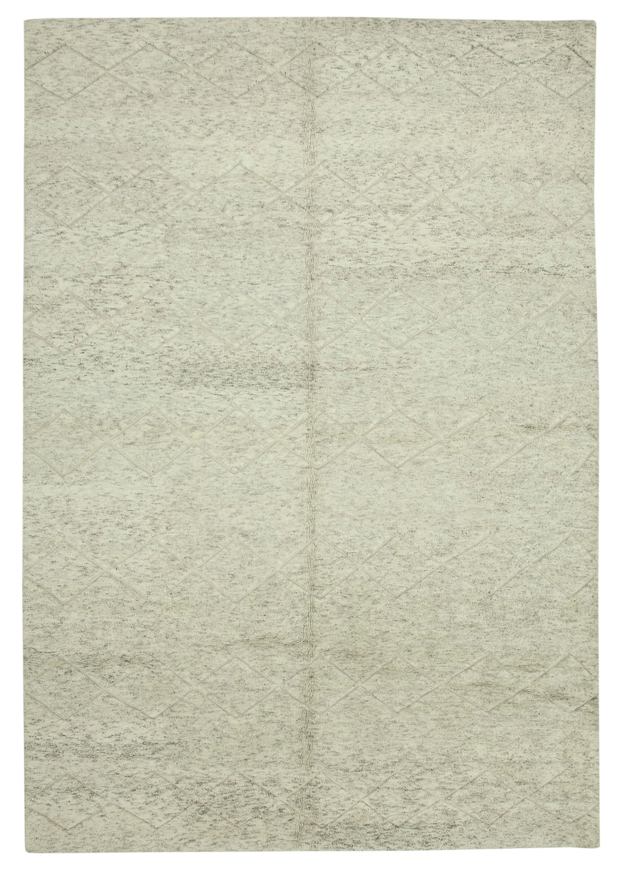 10 x 14 Beige Moroccan Rug - 4658