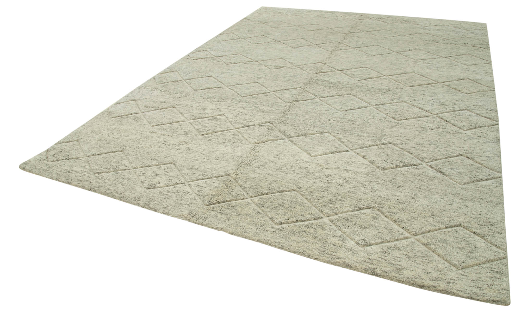 10 x 14 Beige Moroccan Rug - 4658