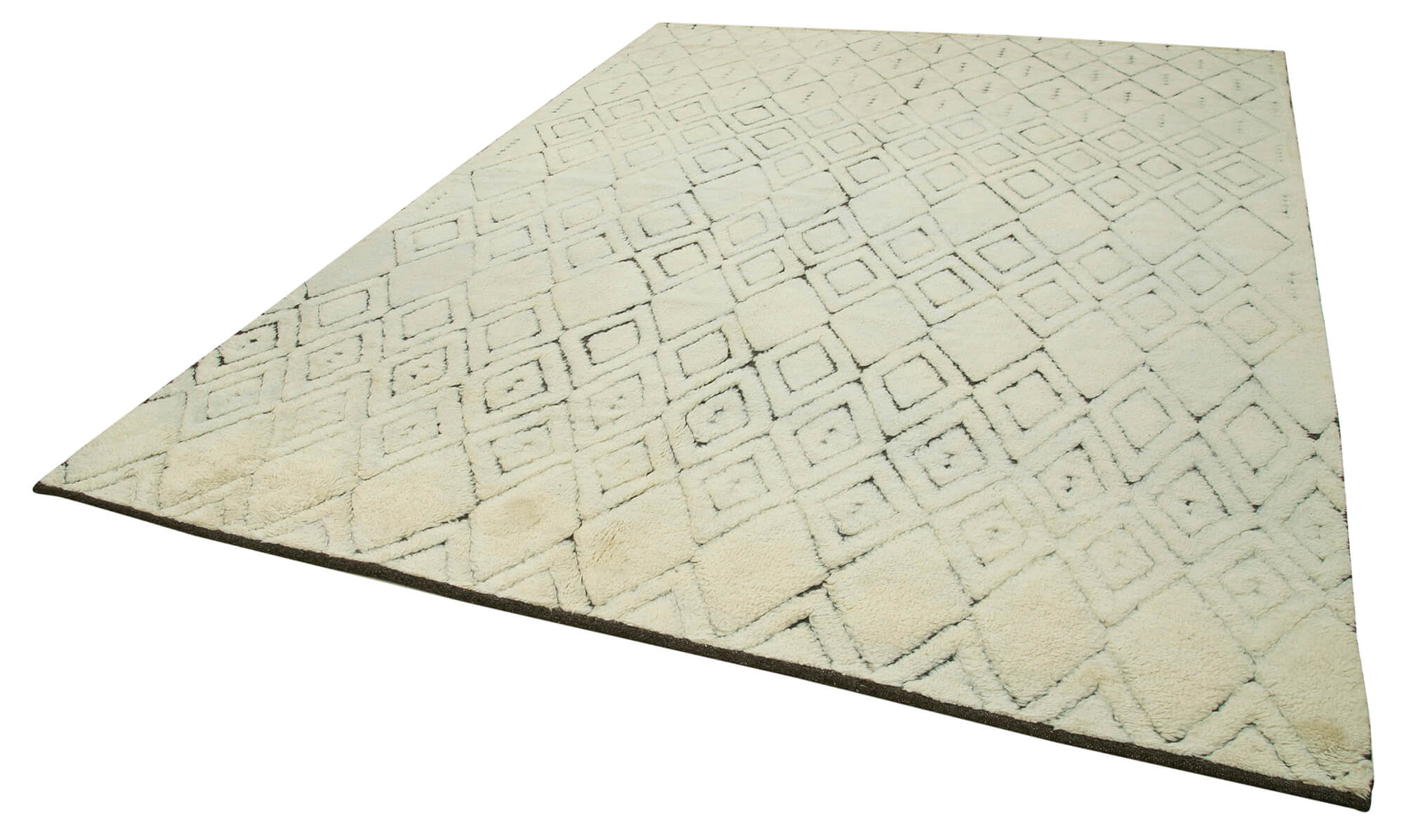 9 x 12 Beige Moroccan Rug - 4660