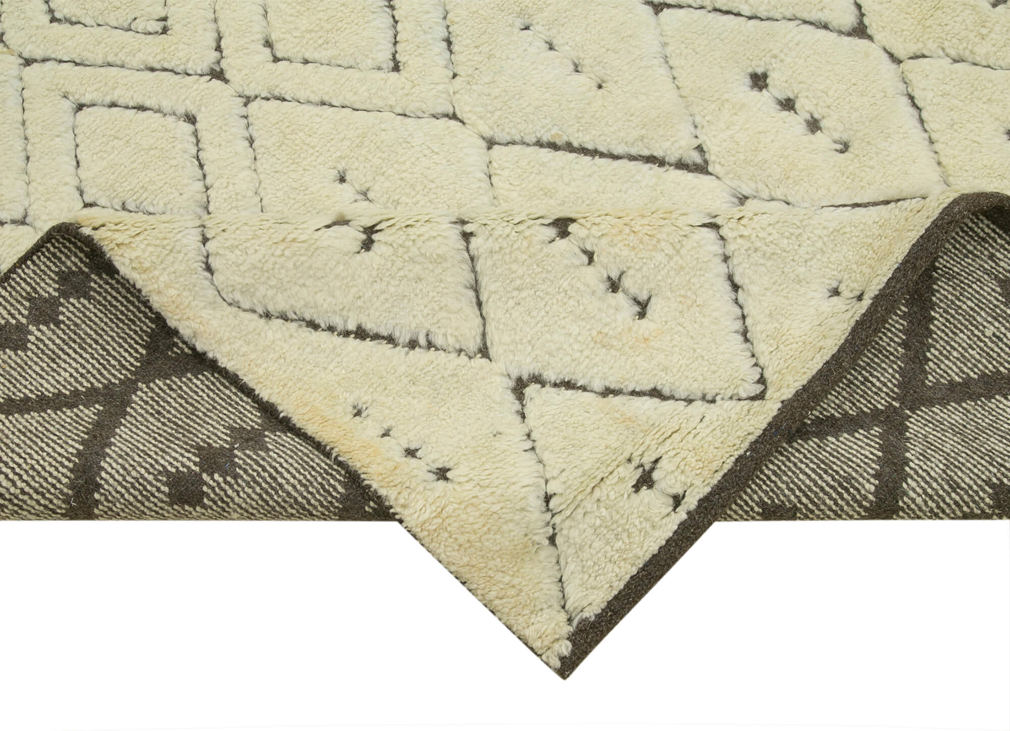 9 x 12 Beige Moroccan Rug - 4660