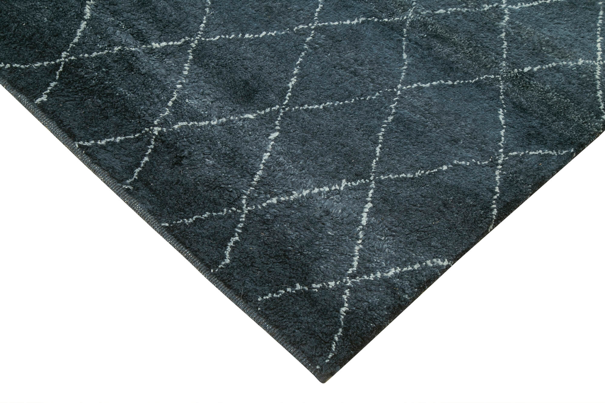 9 x 12 Black Moroccan Rug - 4661