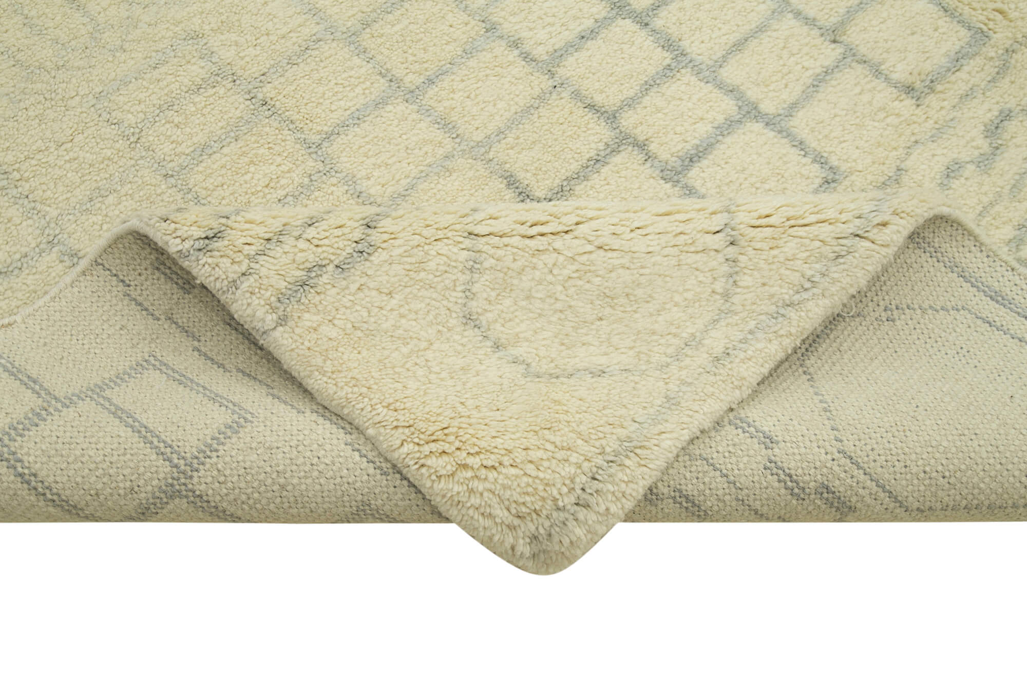 9 x 12 Beige Moroccan Rug - 4663