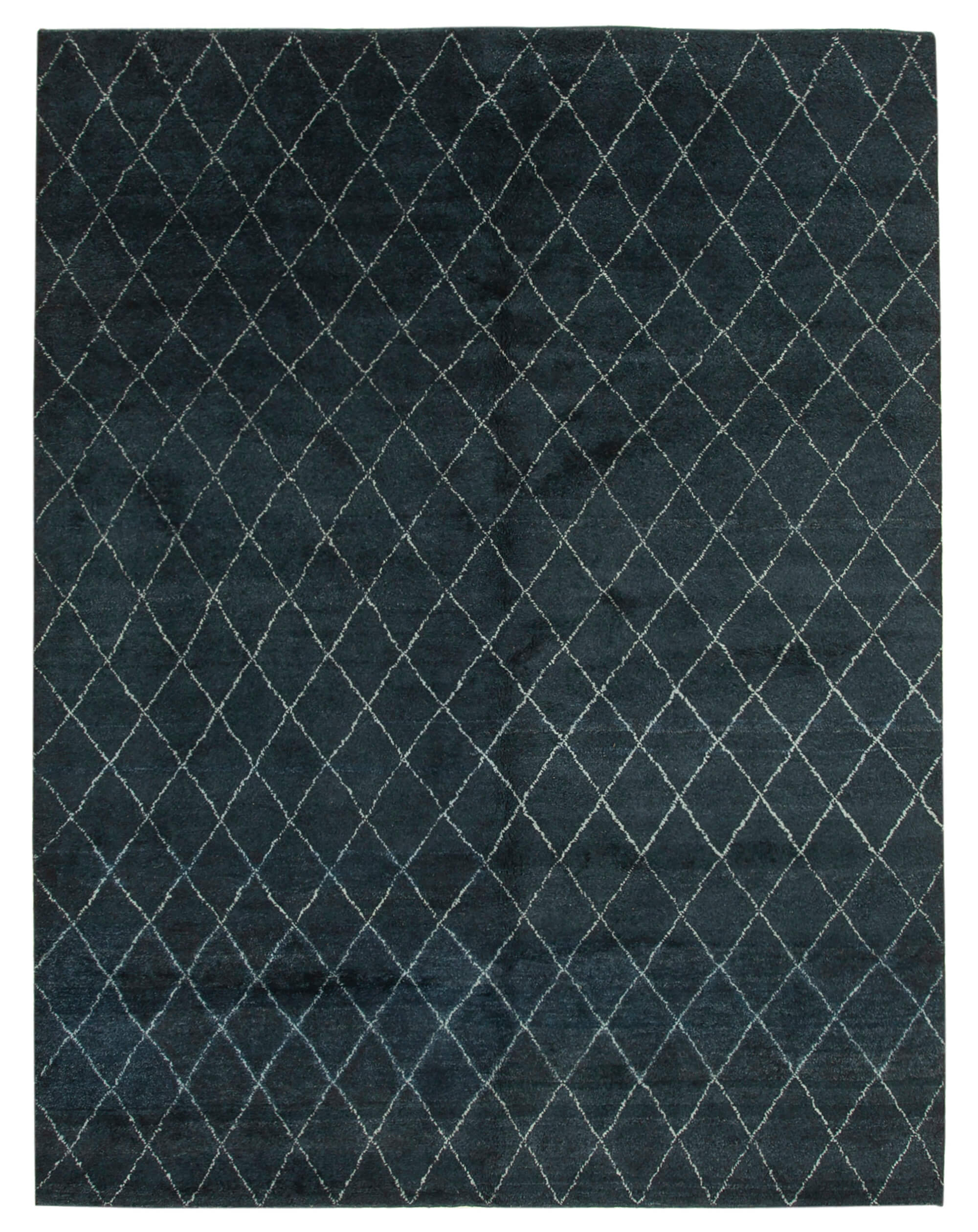 9 x 12 Blue Moroccan Rug - 4666