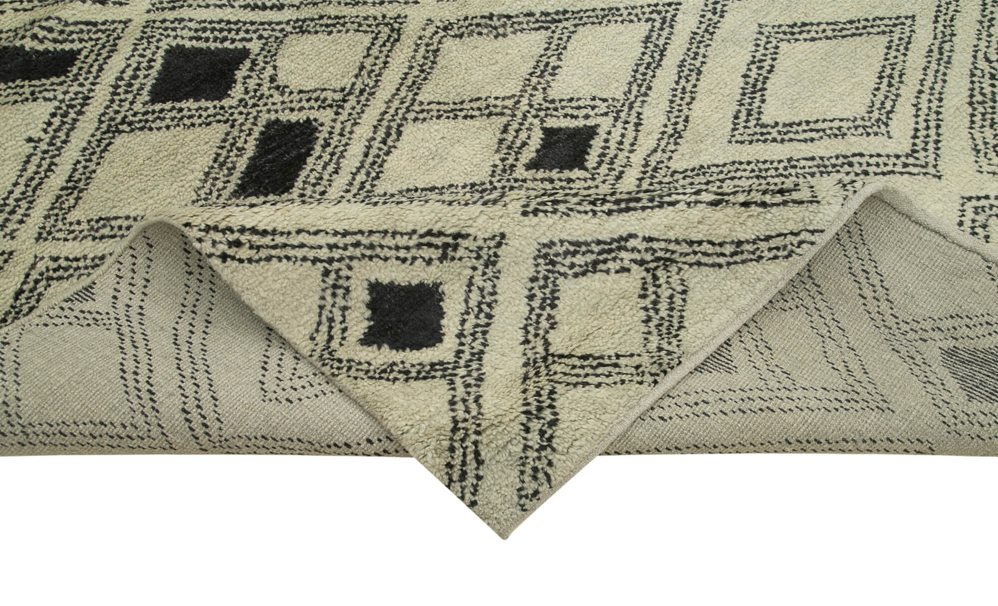 10 x 14 Beige Moroccan Rug - 4667