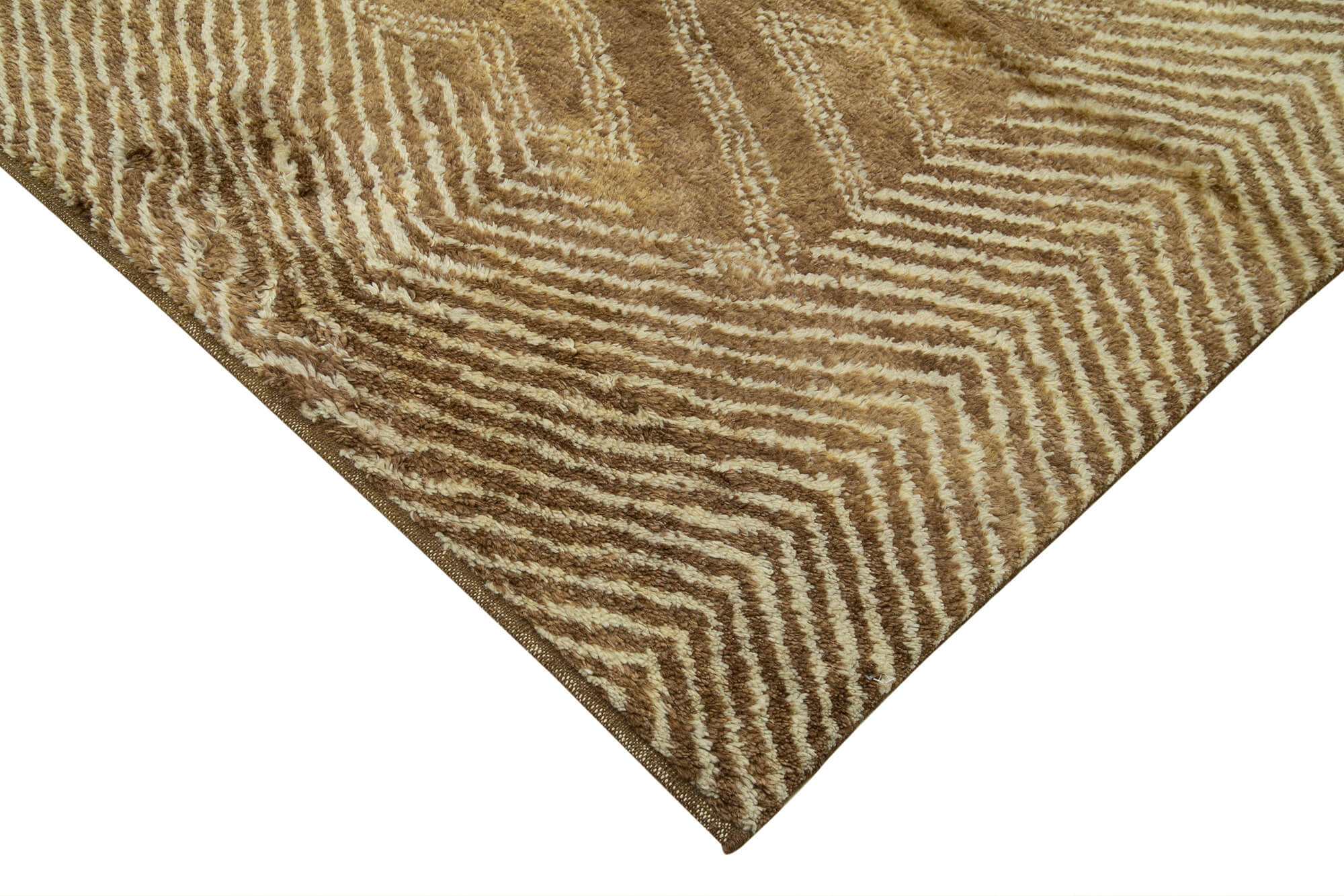 8 x 10 Brown Moroccan Rug - 4679