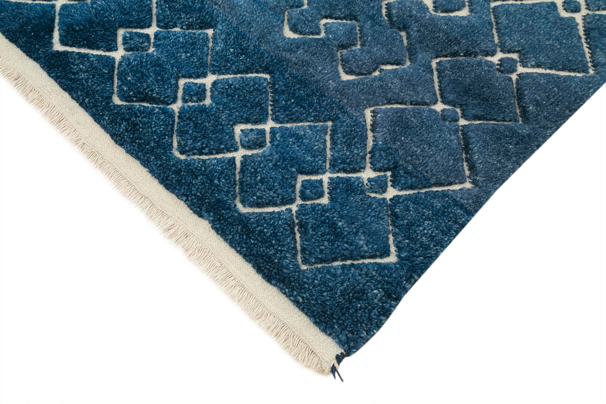 5 x 8 Blue Moroccan Rug - 4682