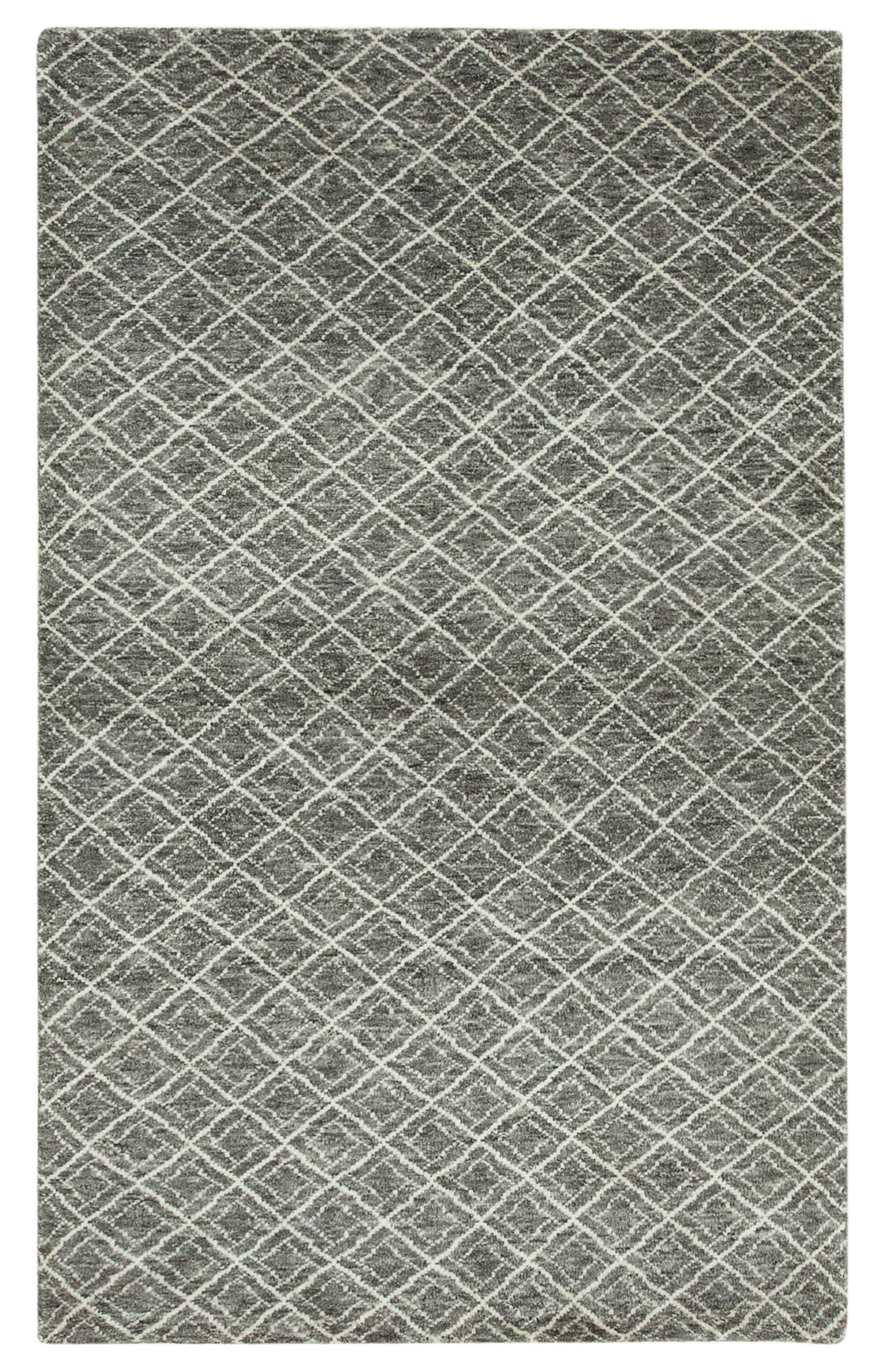 5 x 8 Grey Moroccan Rug - 4683