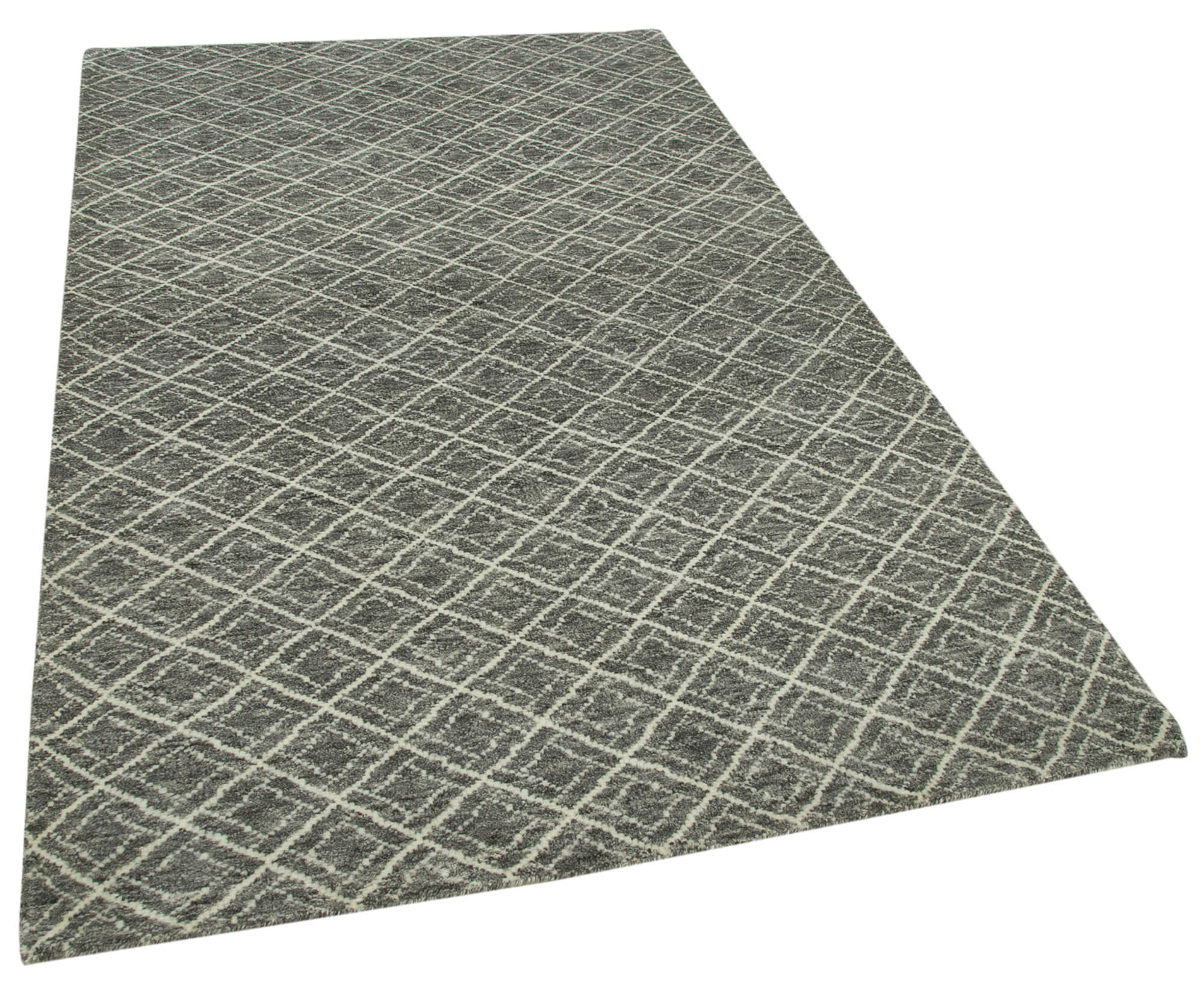 5 x 8 Grey Moroccan Rug - 4683