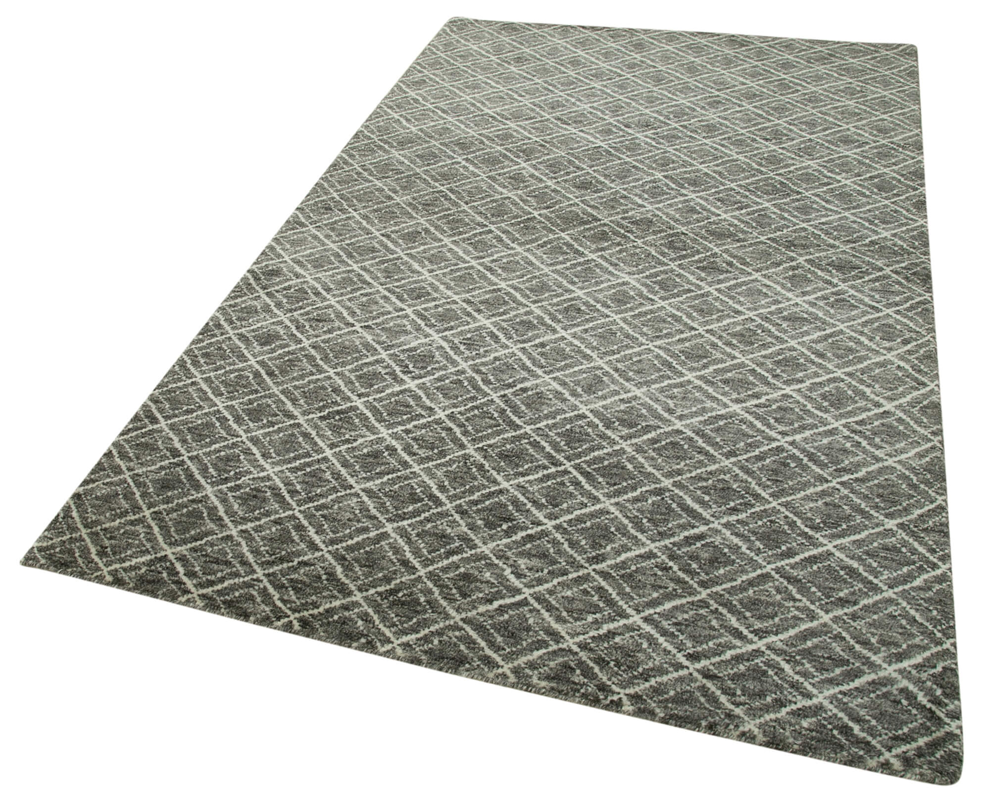 5 x 8 Grey Moroccan Rug - 4683