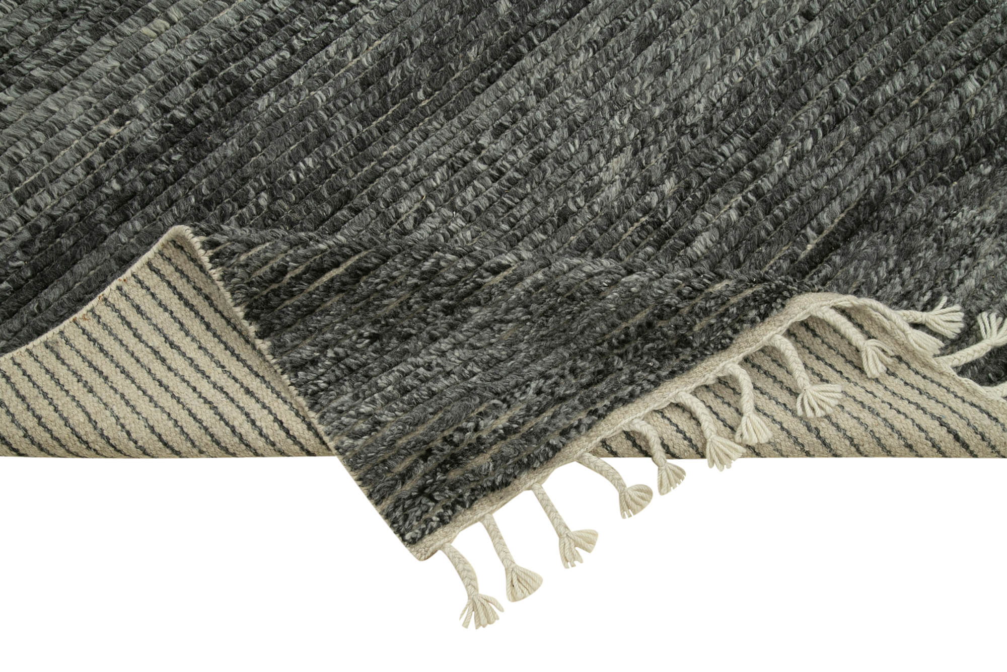 5 x 8 Grey Moroccan Rug - 4685