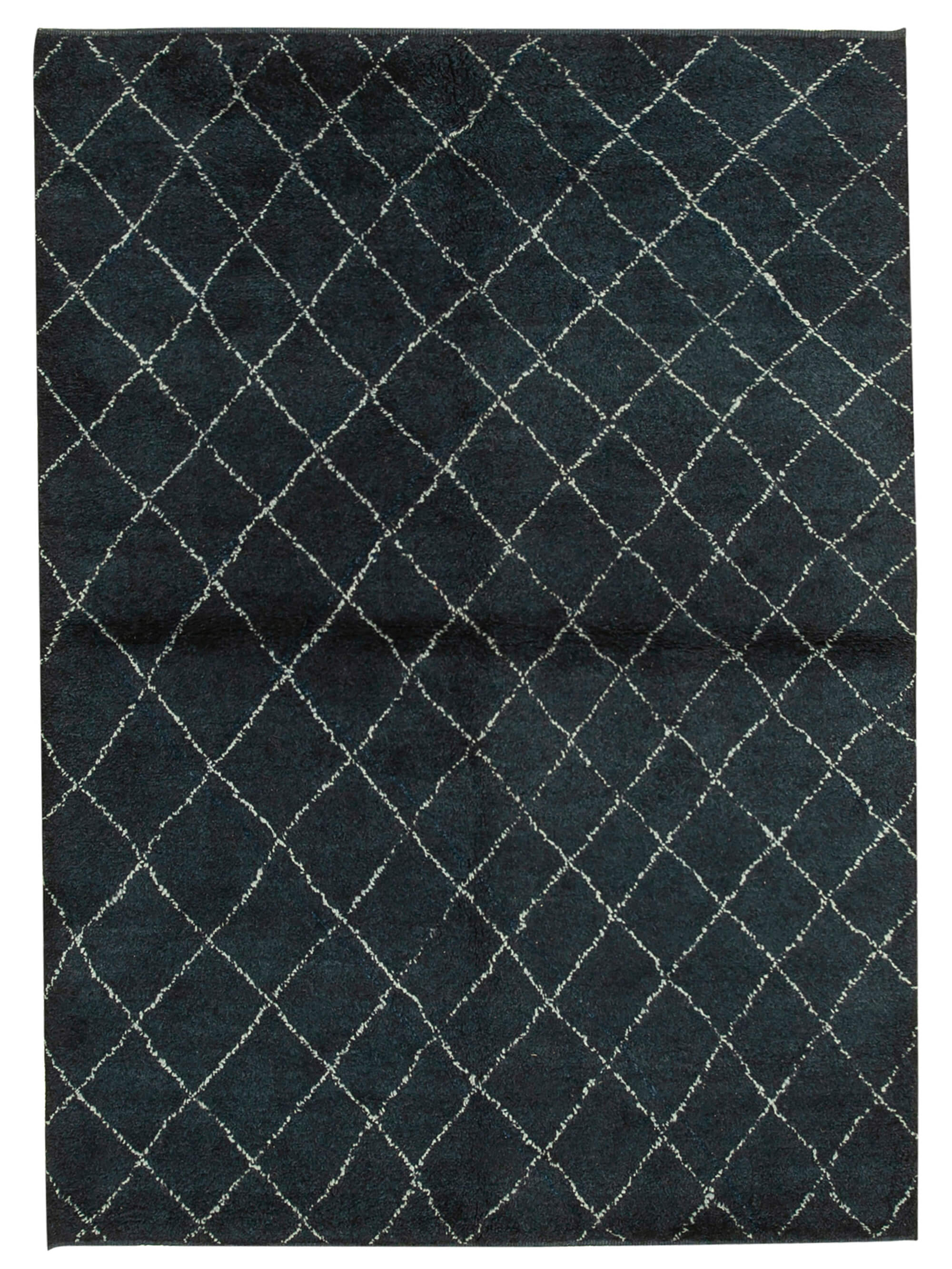 5 x 7 Blue Moroccan Rug - 4686