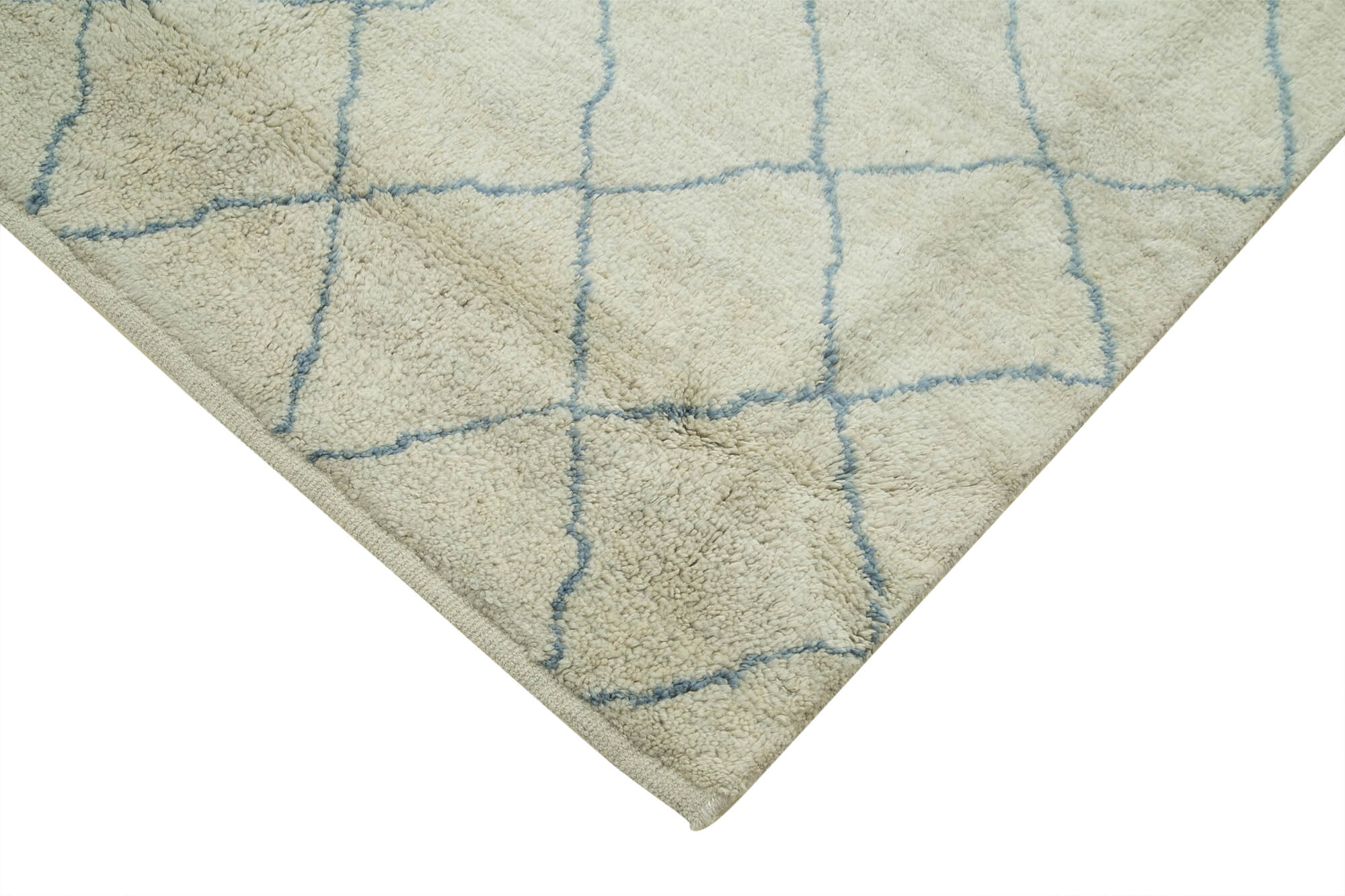 5 x 7 Beige Moroccan Rug - 4688