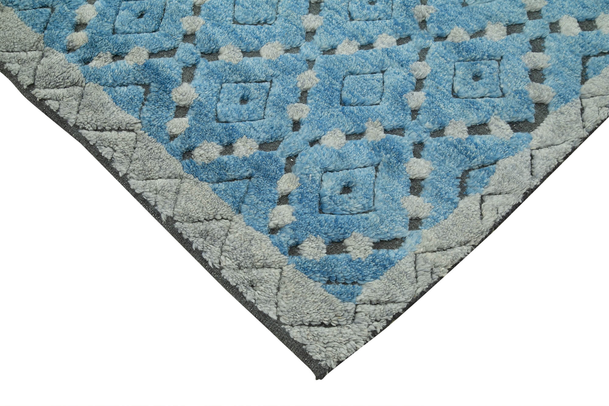 5 x 8 Blue Moroccan Rug - 4689