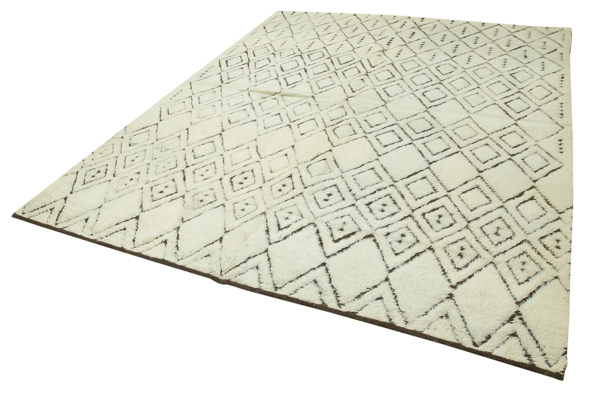 8 x 10 Beige Moroccan Rug - 4692