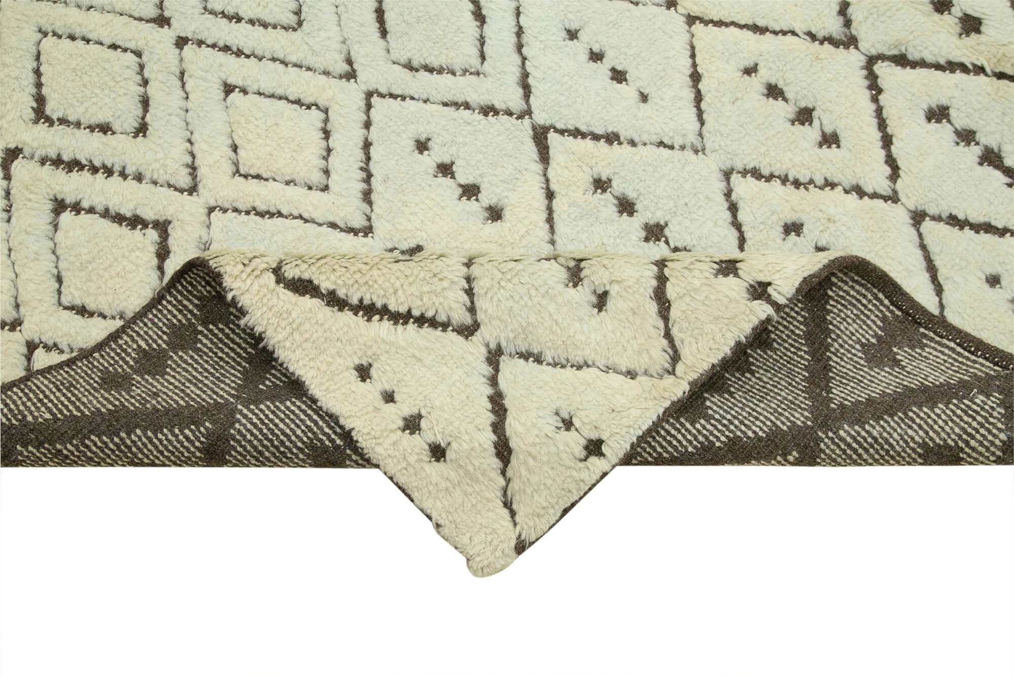 8 x 10 Beige Moroccan Rug - 4692