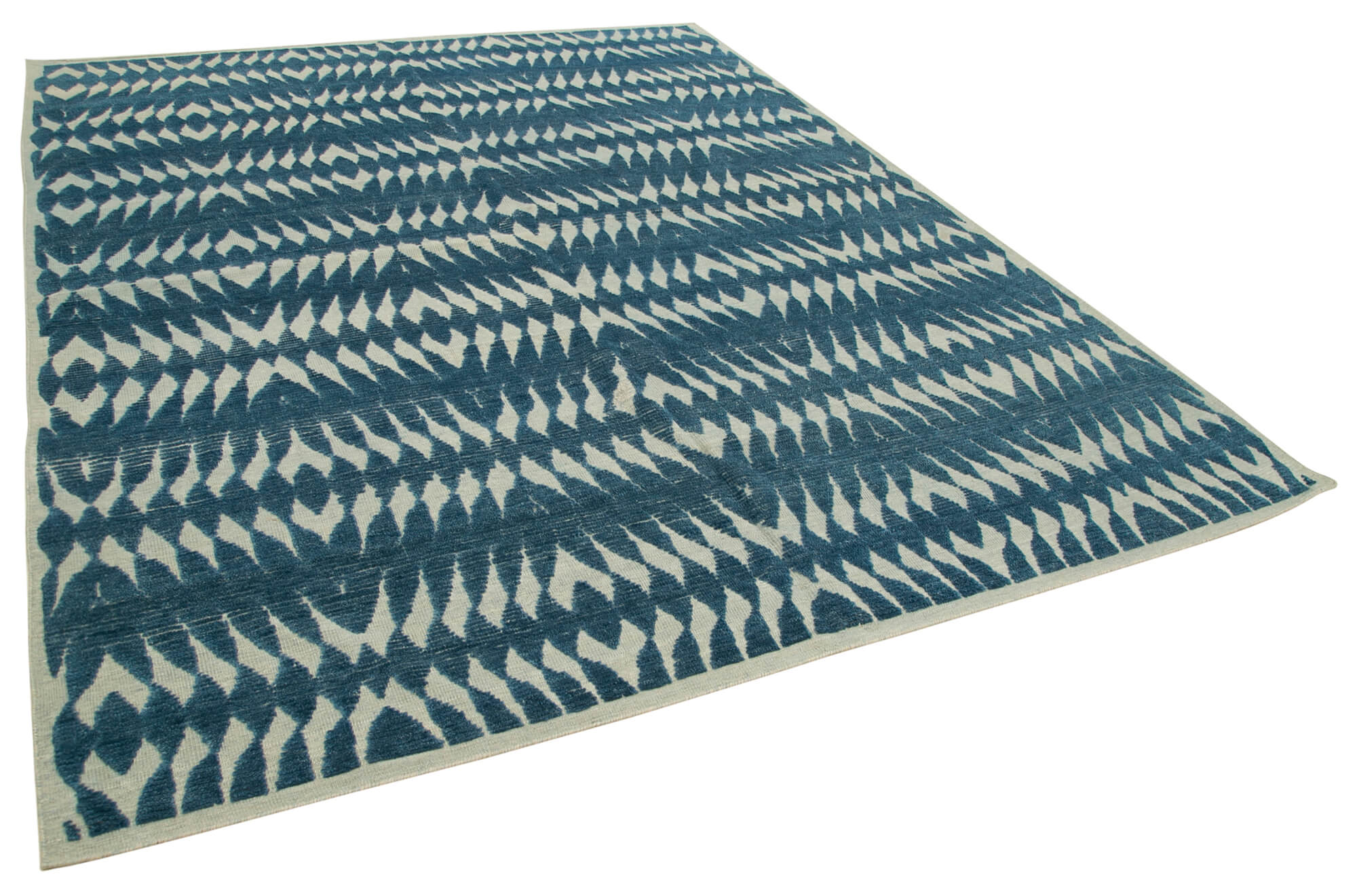 8 x 10 Blue Moroccan Rug - 4693