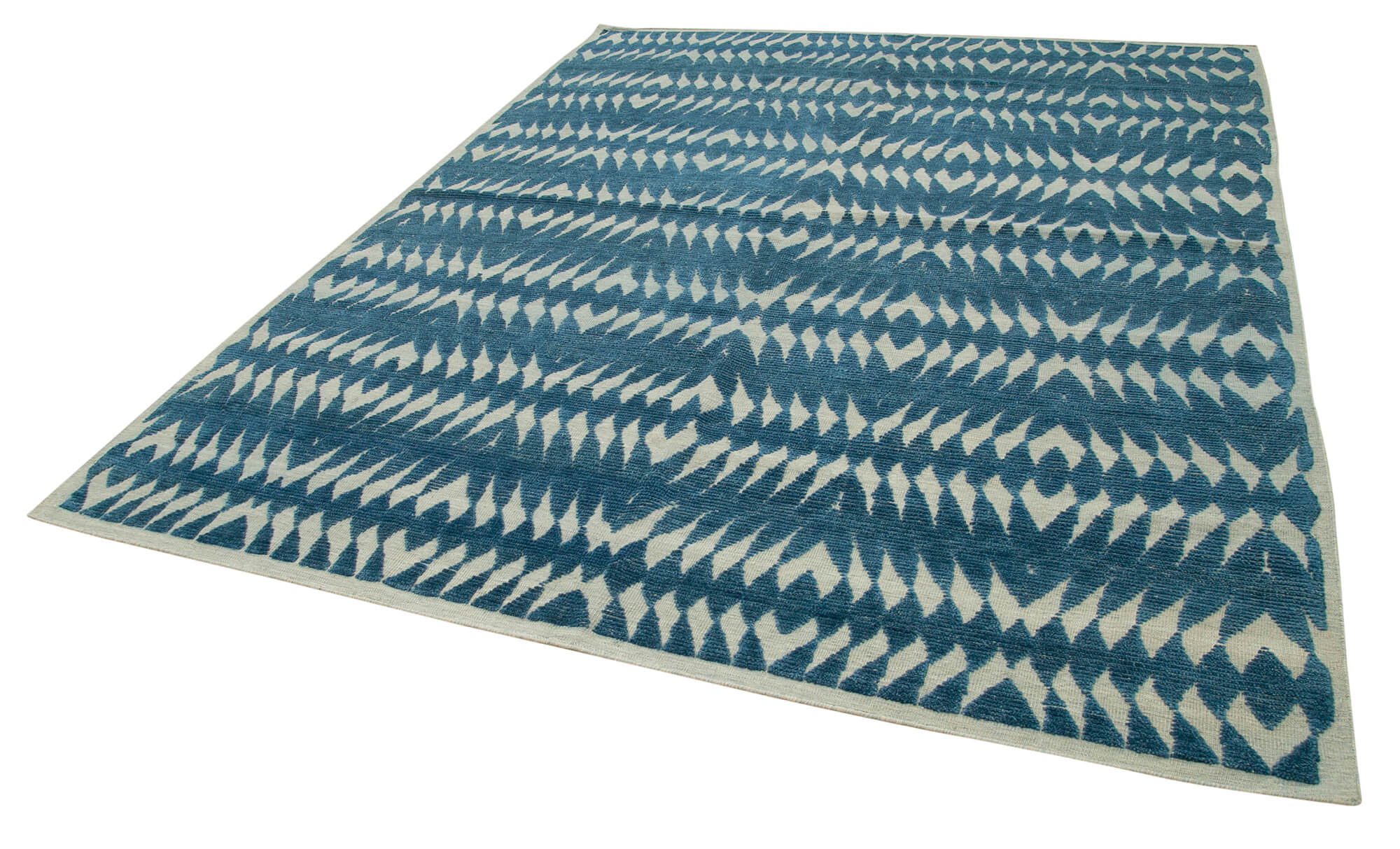 8 x 10 Blue Moroccan Rug - 4693