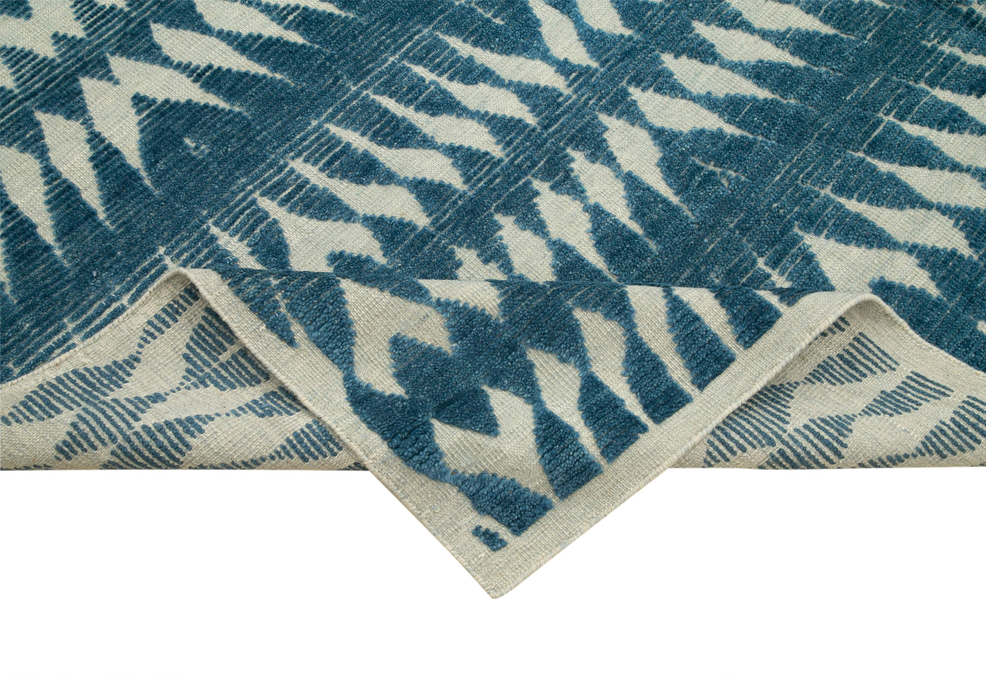 8 x 10 Blue Moroccan Rug - 4693