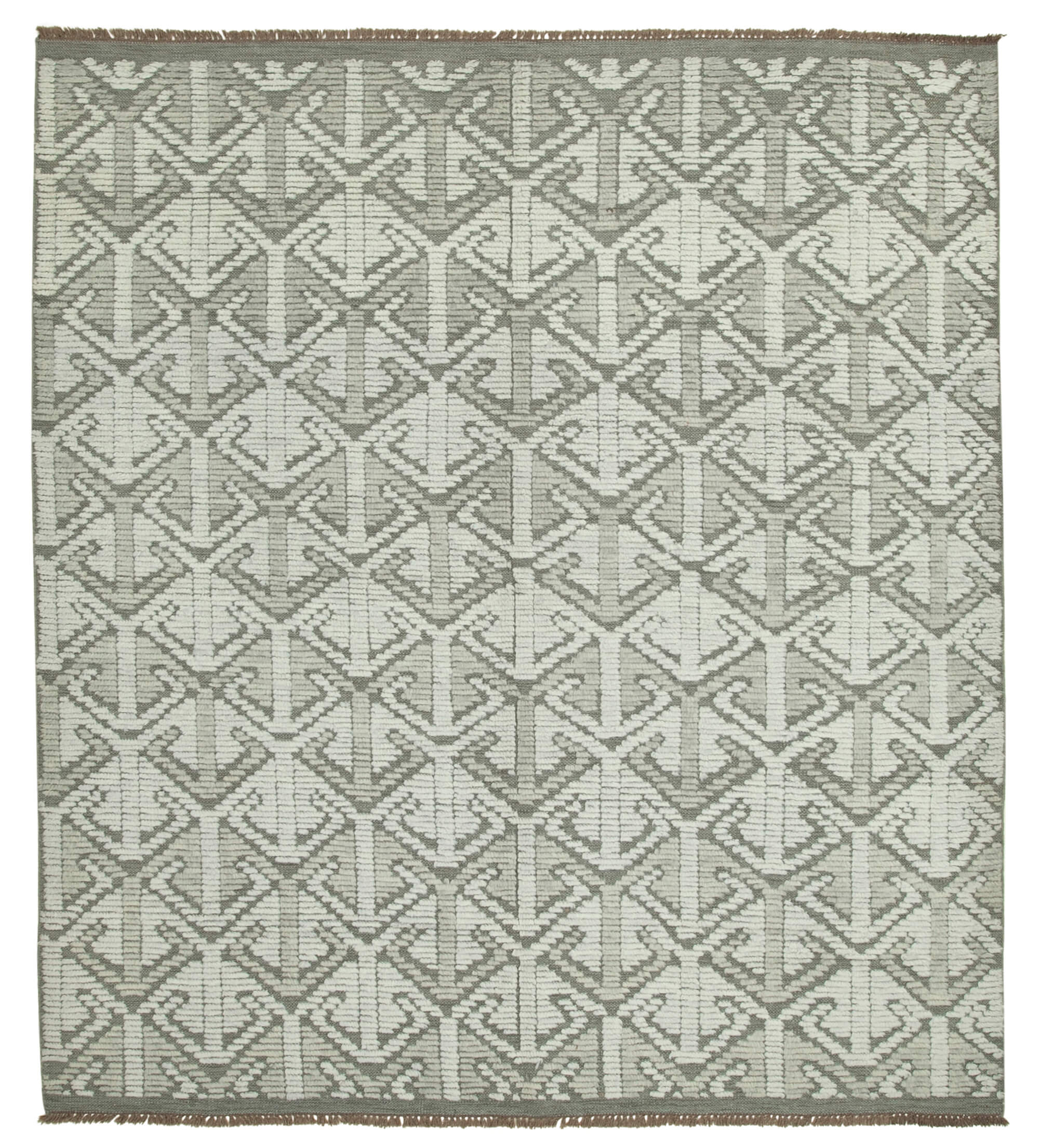 8 x 10 Grey Moroccan Rug - 4695