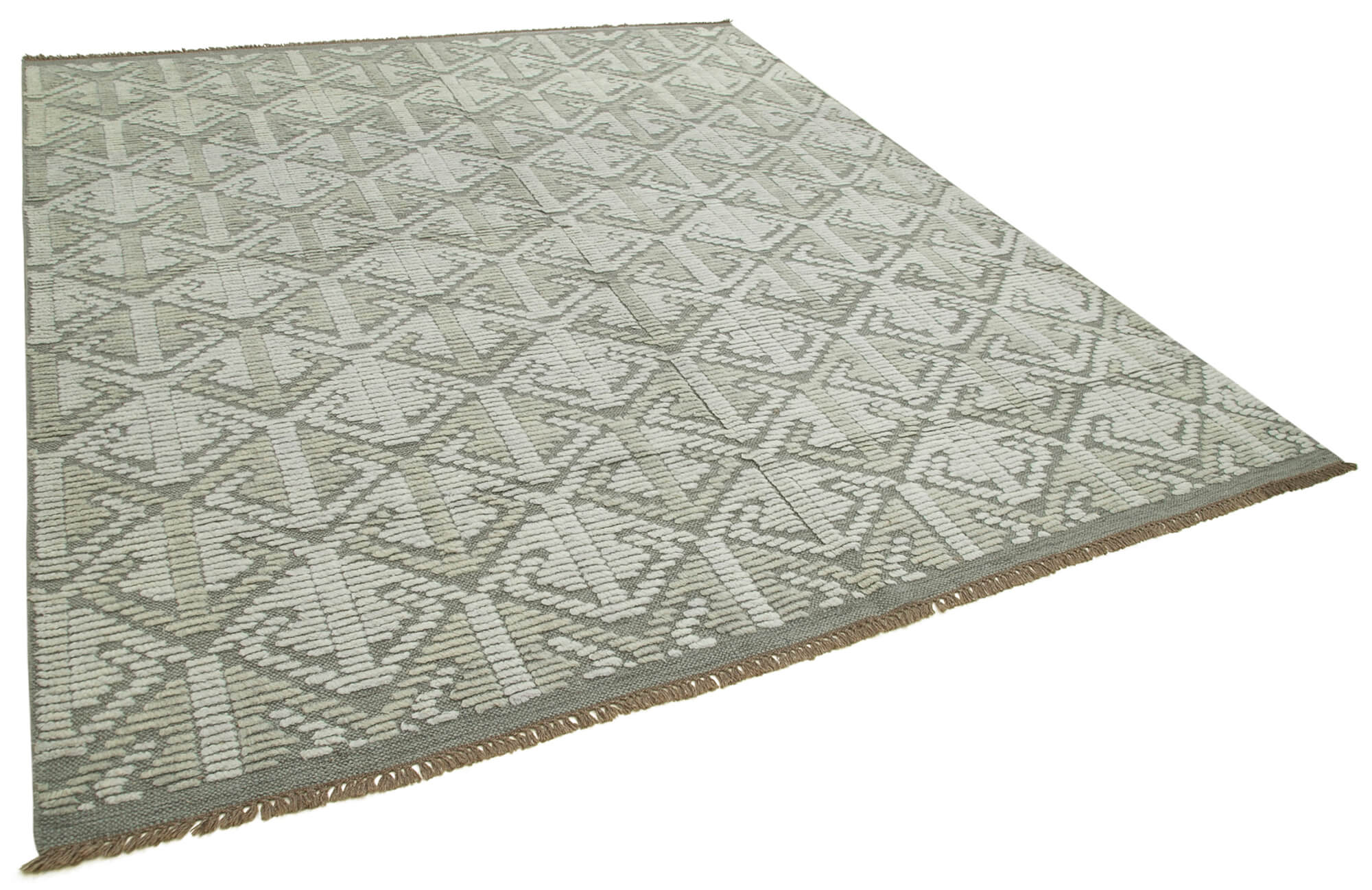 8 x 10 Grey Moroccan Rug - 4695