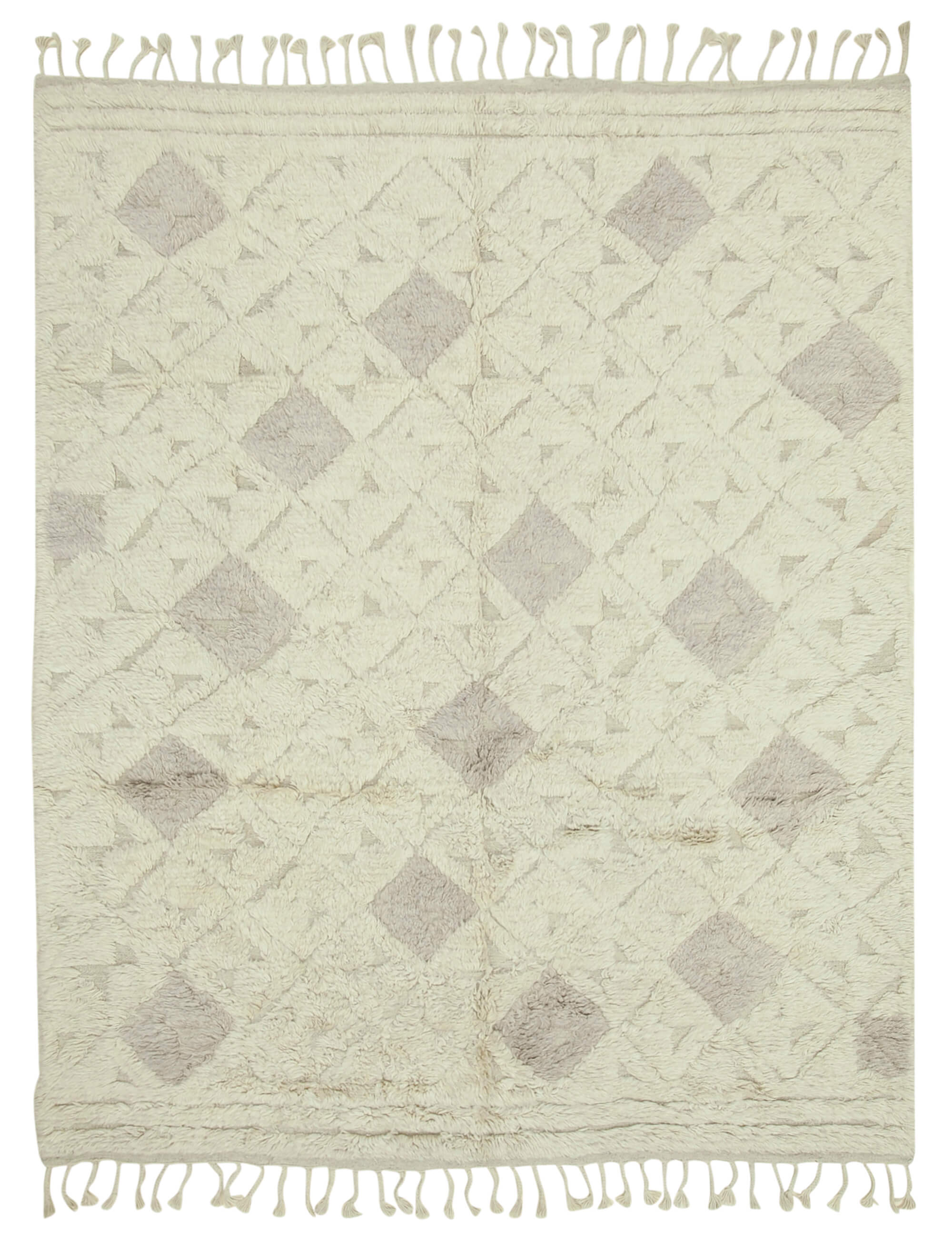 8 x 10 Beige Moroccan Rug - 4697