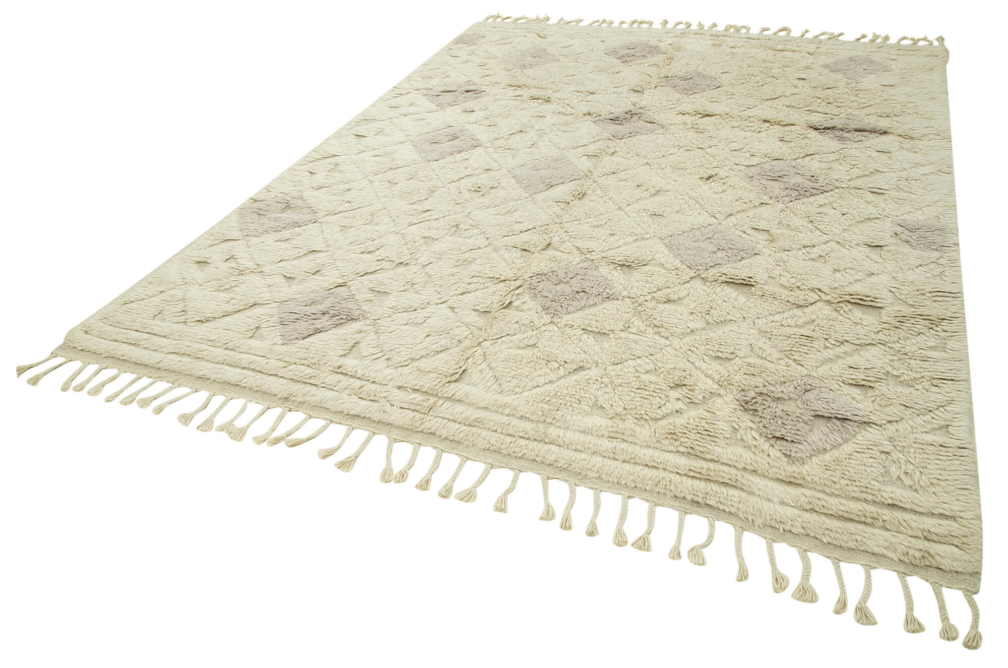 8 x 10 Beige Moroccan Rug - 4697