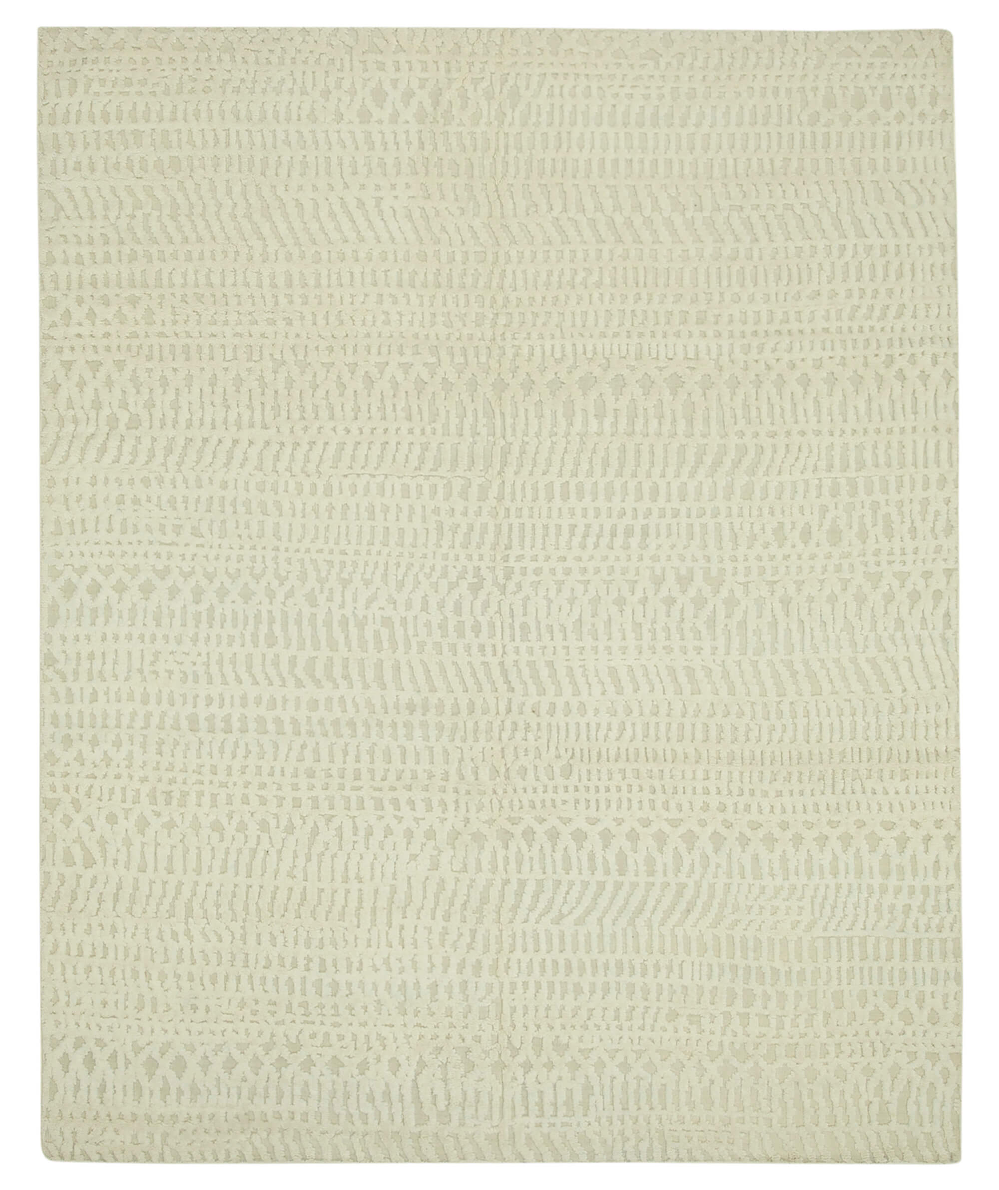 8 x 10 Beige Moroccan Rug - 4701