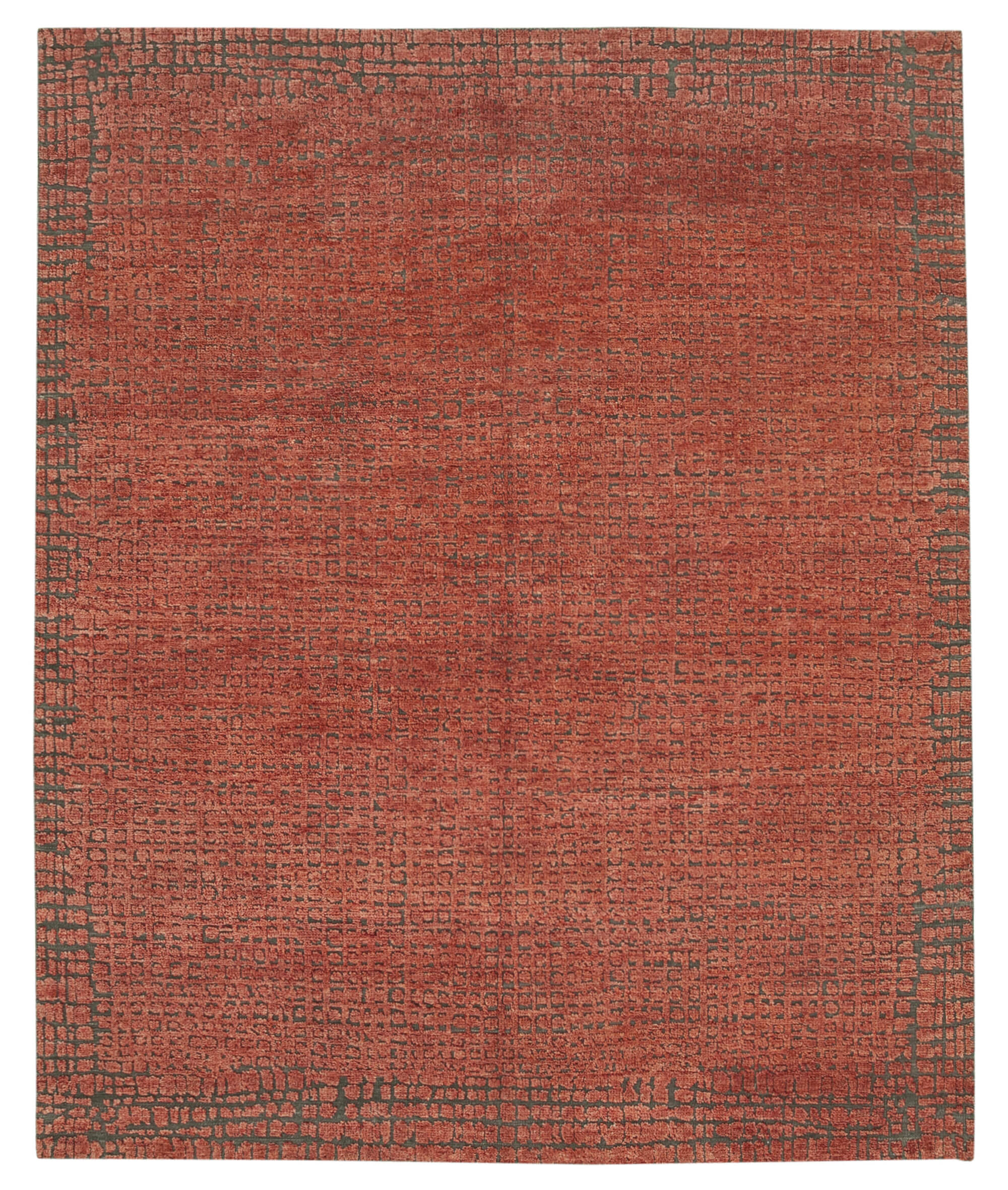 8 x 10 Red Moroccan Rug - 4705