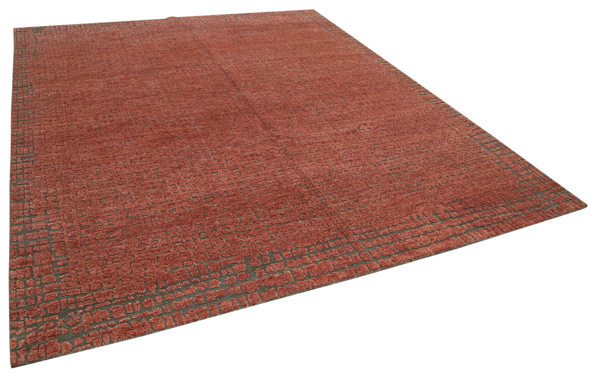 8 x 10 Red Moroccan Rug - 4705