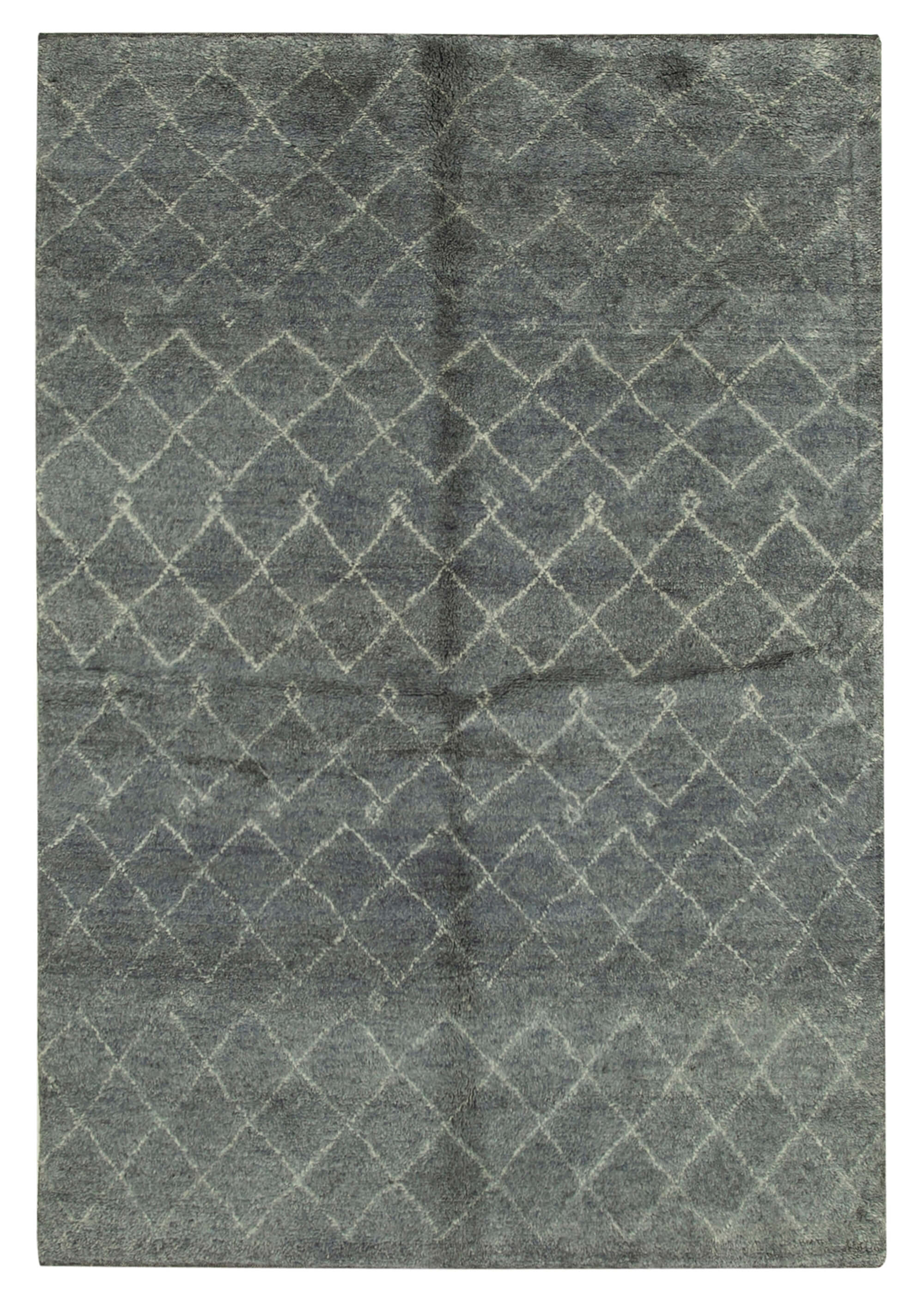 6 x 9 Grey Moroccan Rug - 4706