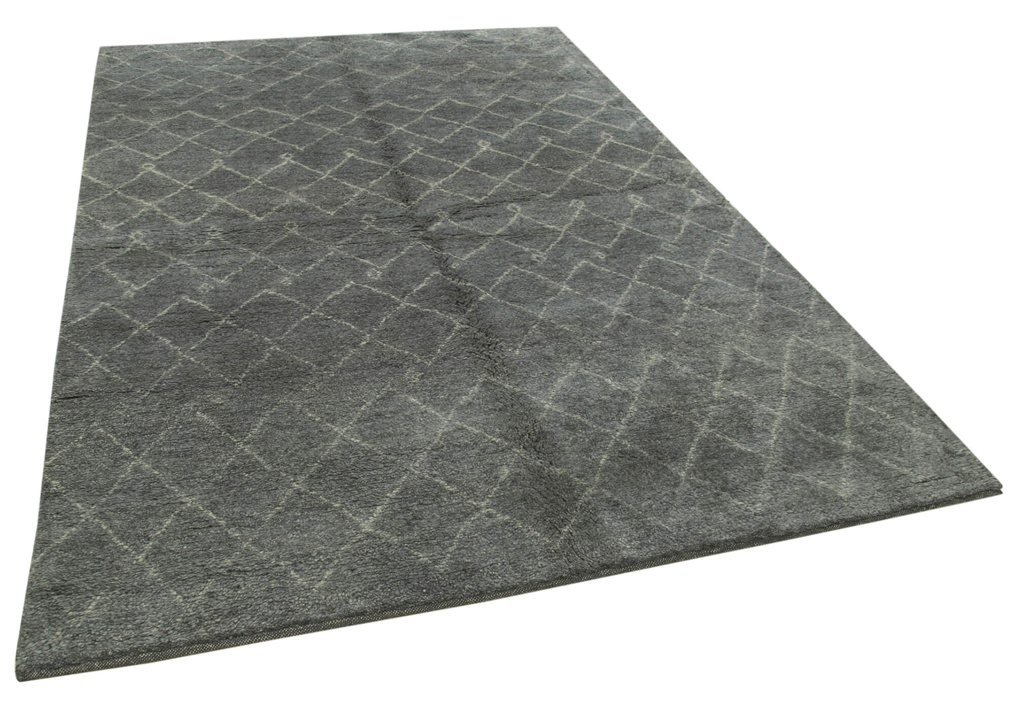 6 x 9 Grey Moroccan Rug - 4706