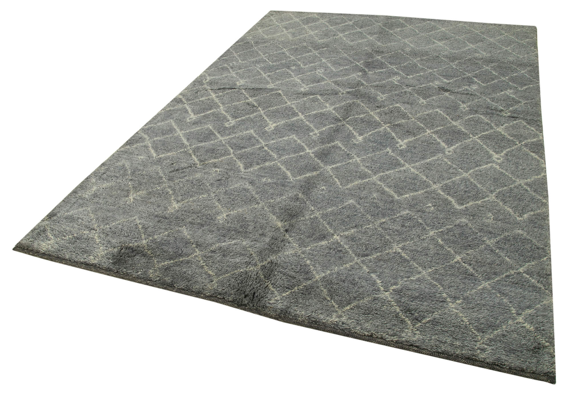 6 x 9 Grey Moroccan Rug - 4706