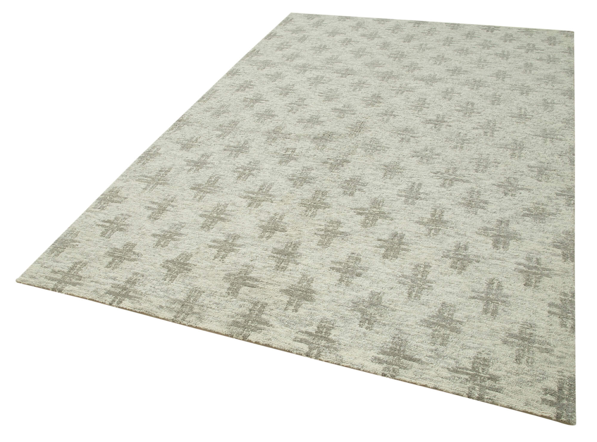 6 x 9 Beige Moroccan Rug - 4708