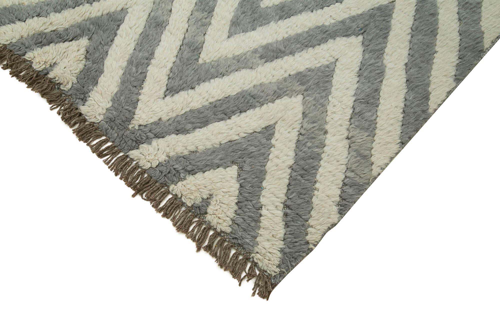 5 x 8 Grey Moroccan Rug - 4710