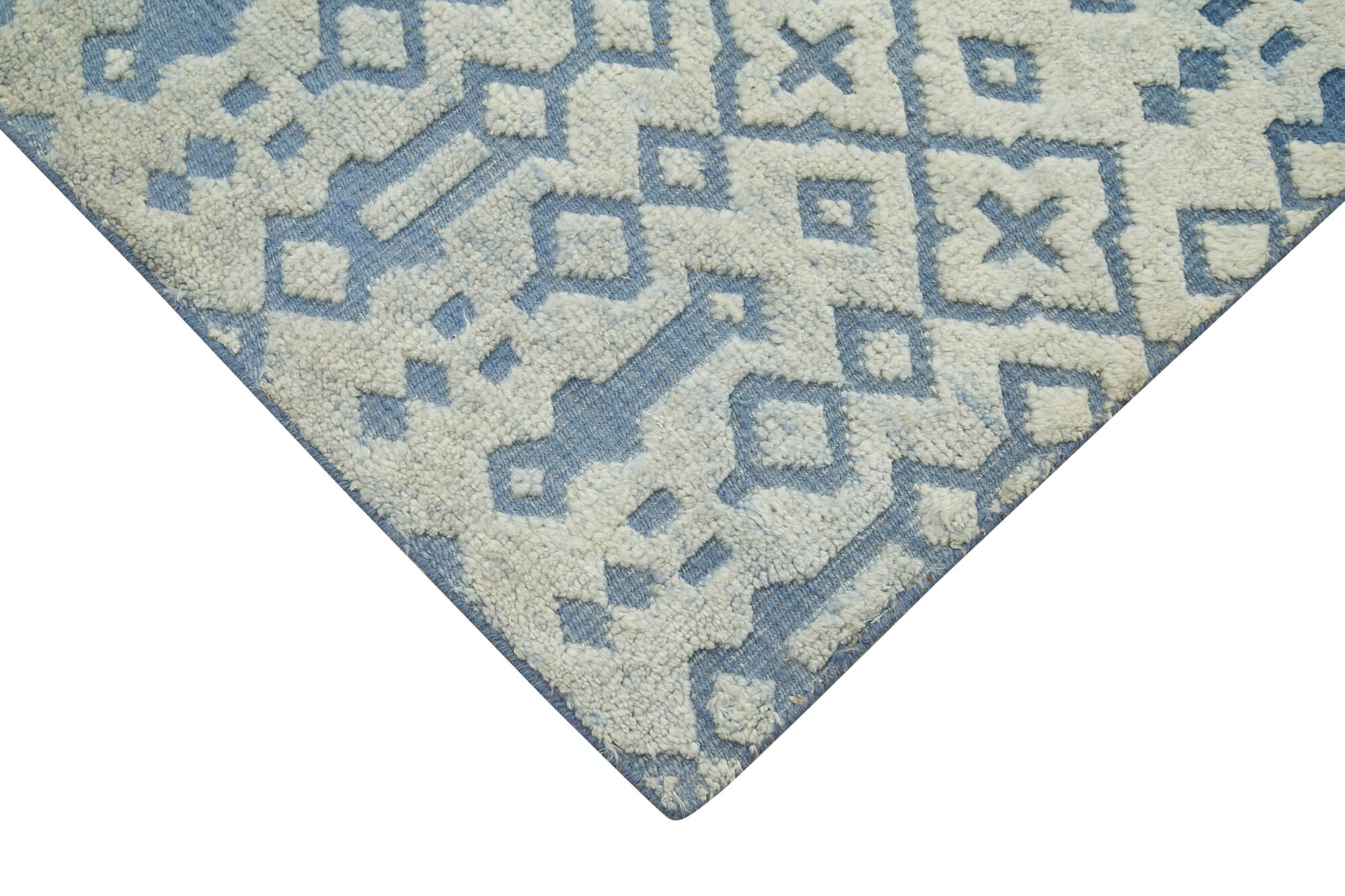 5 x 8 Blue Moroccan Rug - 4711