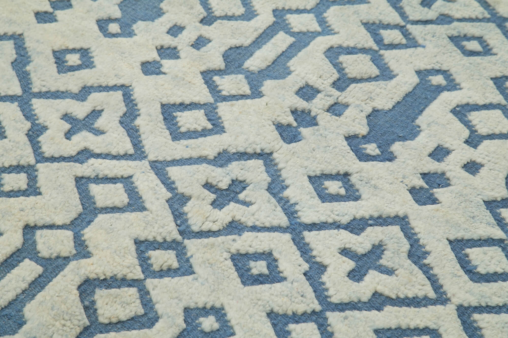 5 x 8 Blue Moroccan Rug - 4711