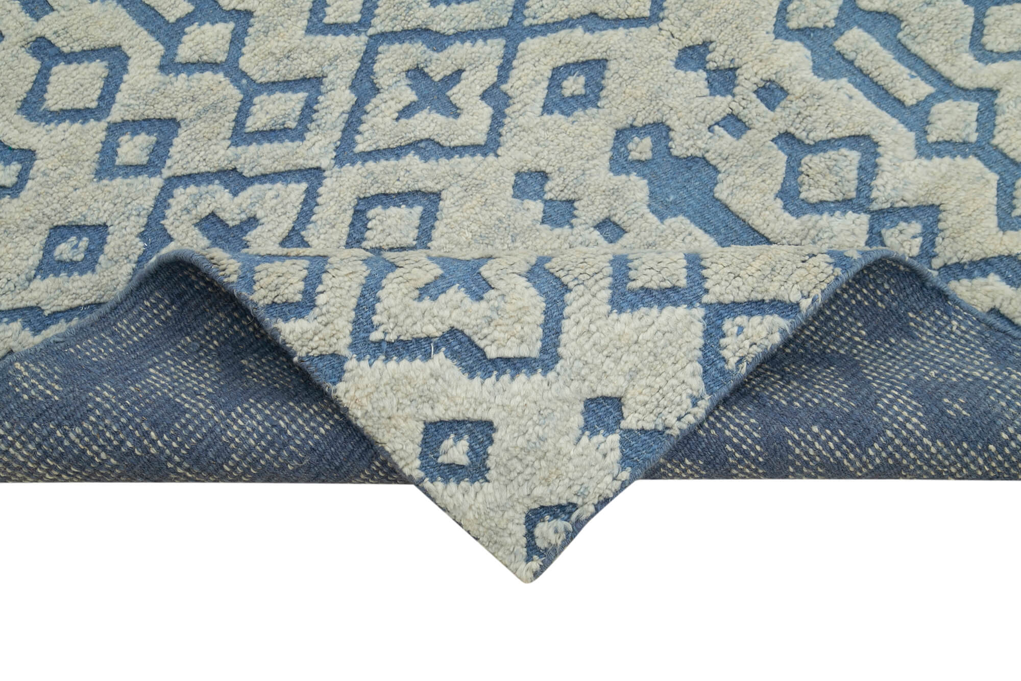 5 x 8 Blue Moroccan Rug - 4711