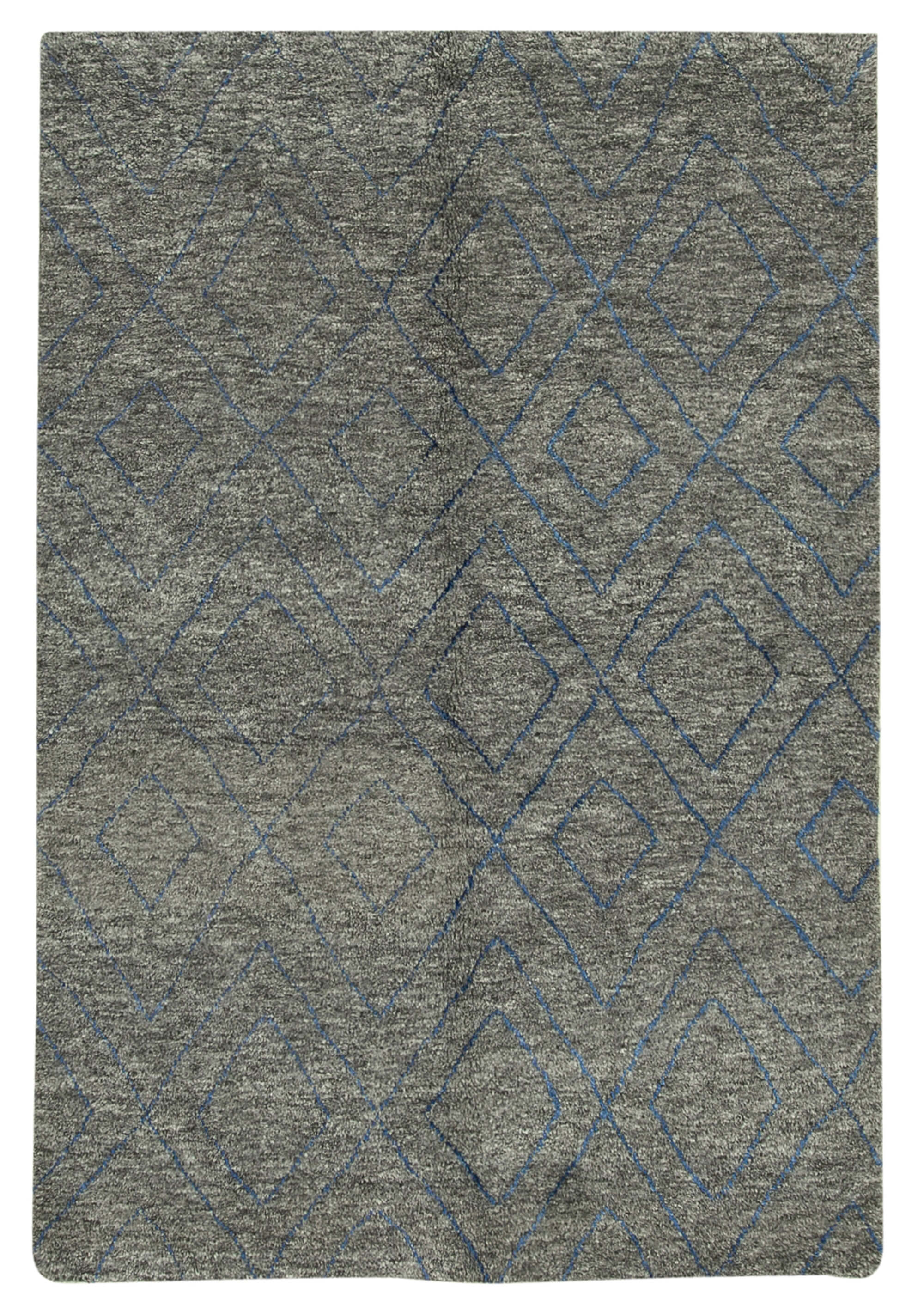 6 x 9 Grey Moroccan Rug - 4713