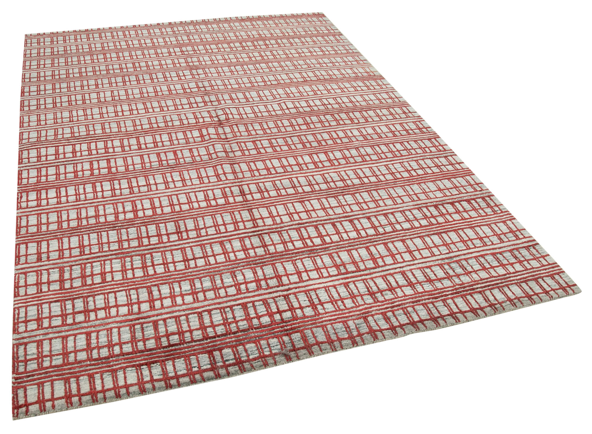 6 x 8 Red Moroccan Rug - 4715